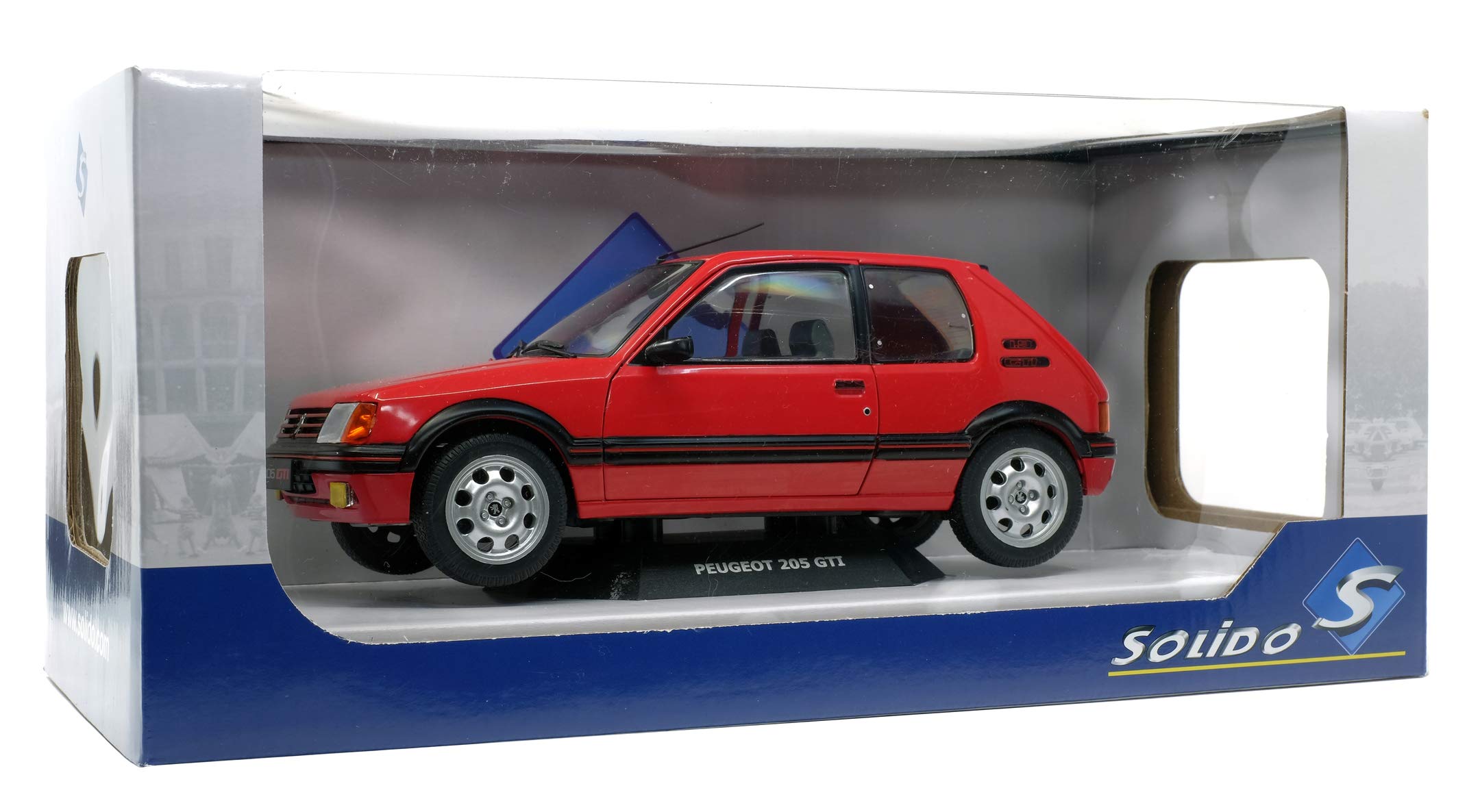 Solido PEUGEOT 205 GTI MK1 1:18 1988  421184410 Solido, PEUGEOT, 205, GTI, MK1, 1:18, 1988, 421184410