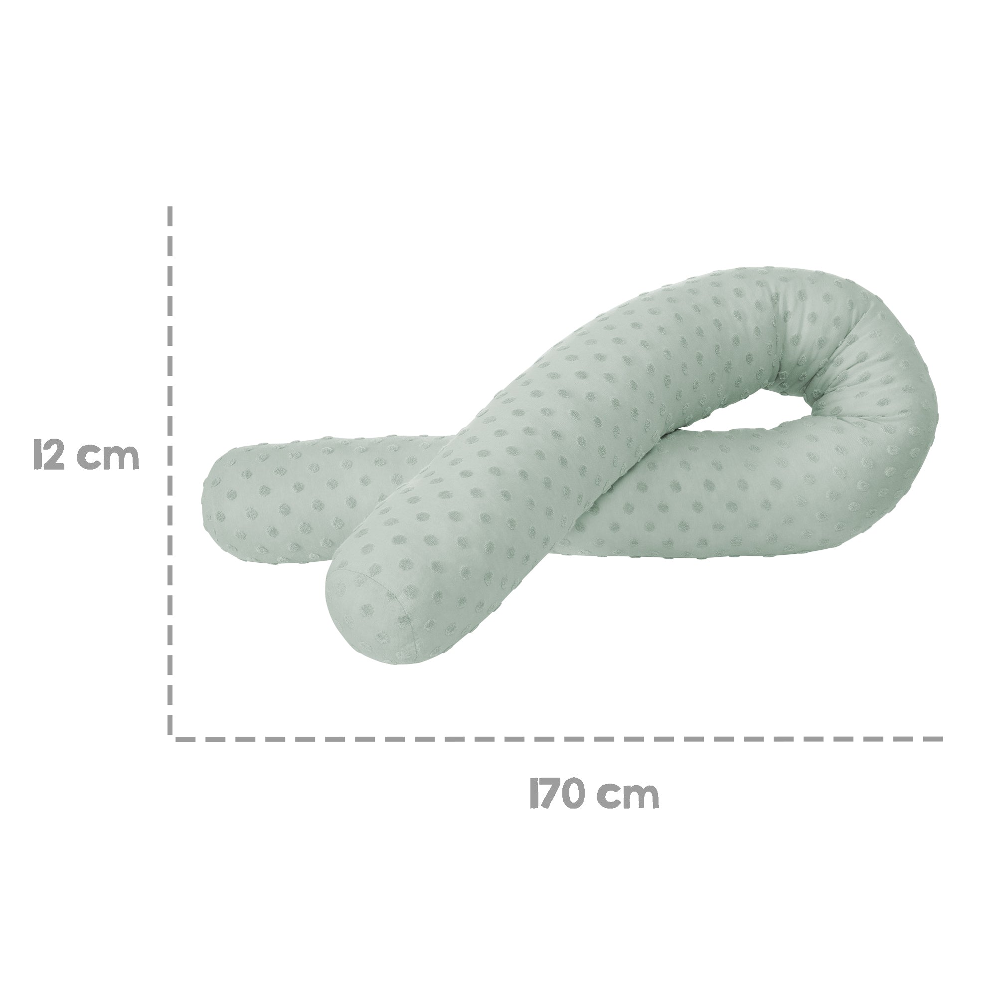 Roba 284100G240 Bettschlange Lil Planet frosty green – Babynester - Bild 4 Roba 284100G240 Bettschlange Lil Planet frosty green – Babynester - Produktbild 4