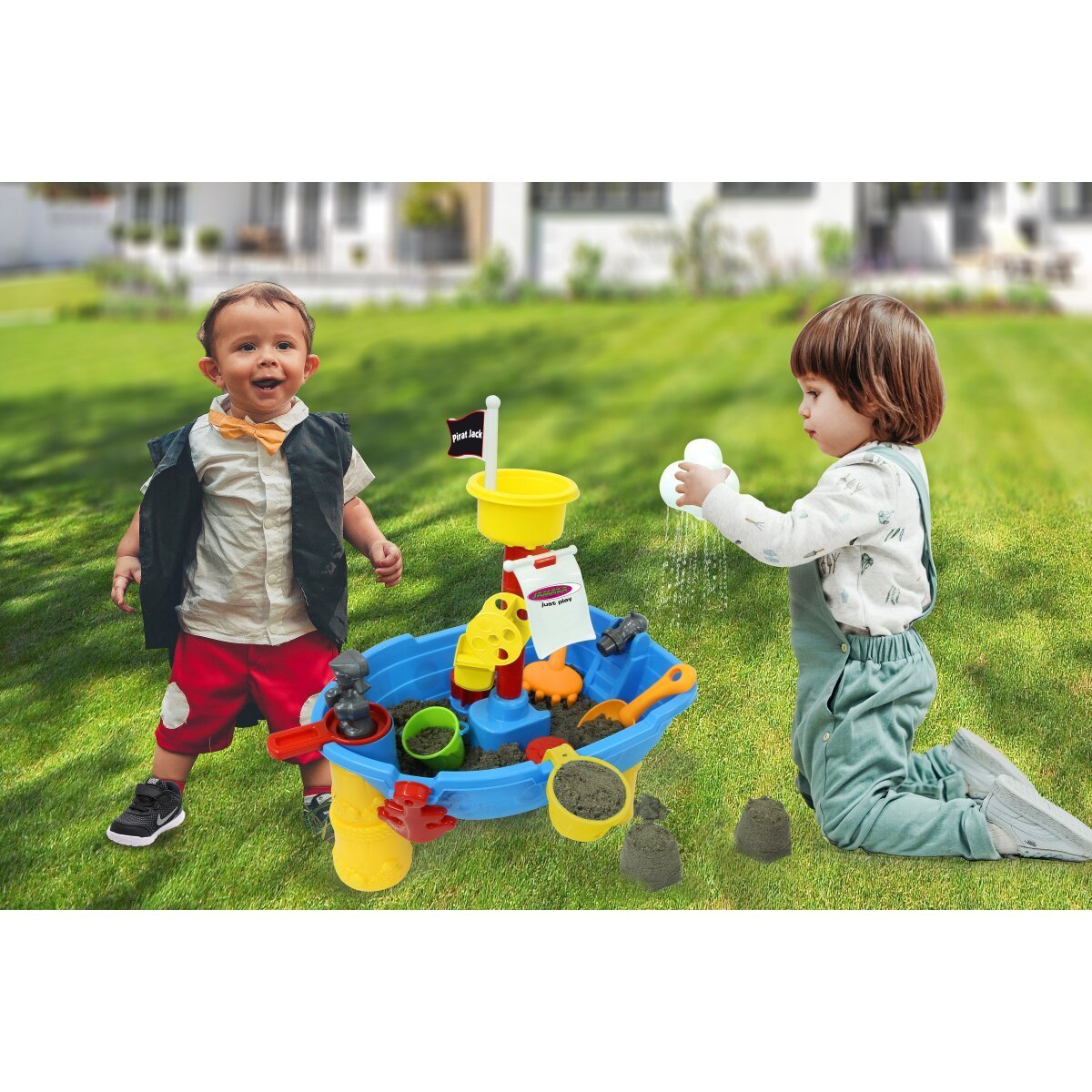 JAMARA Sand- und Wasserspieltisch Pirat Jack 21 Teile ab 24 Monaten JAMARA Sand- und Wasserspieltisch Pirat Jack 21 Teile ab 24 Monaten