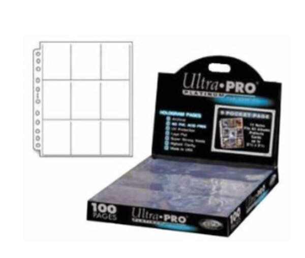 ULTRA PRO 81320 9-Pocket Platinum Pages ULTRA, PRO, 81320, 9-Pocket, Platinum, Pages