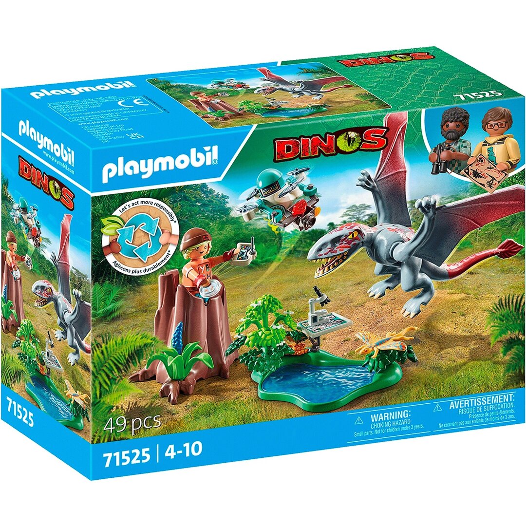 PLAYMOBIL 71525 Beobachtungsstation Für Dimorphodon PLAYMOBIL, 71525, Beobachtungsstation, Für, Dimorphodon, Person, Tier, Dinosaurier, Reptil