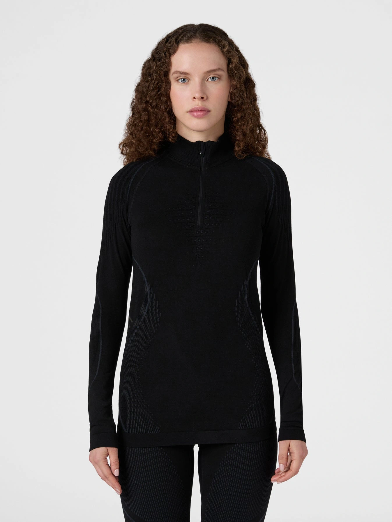 UYN Damen Evolutyon Biotech UW Shirt LG_SL Zip Up U100502B000 - Schwarz UYN Damen Evolutyon Biotech UW Shirt LG_SL Zip Up U100502B000 - Schwarz