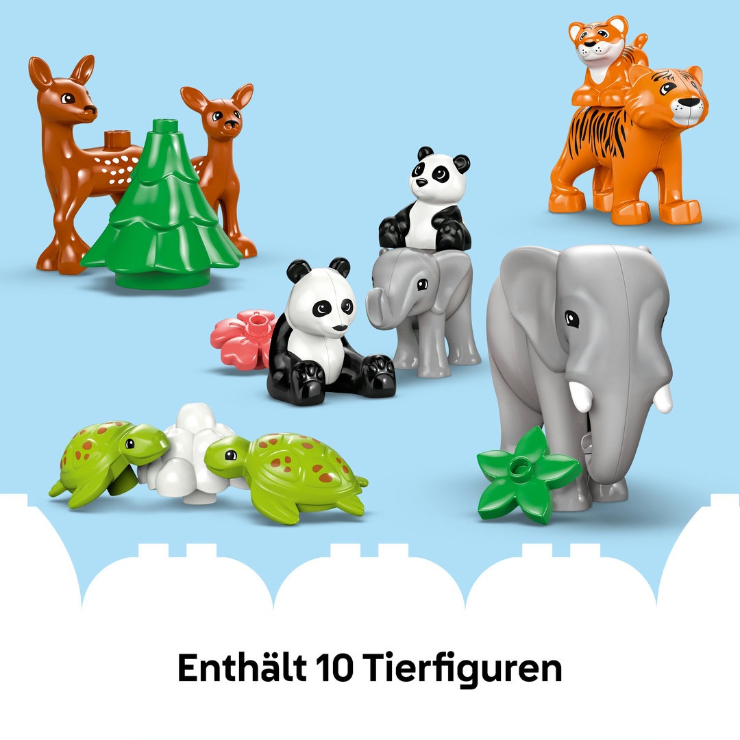 LEGO® DUPLO® Wildtier-Familien 3-in-1-Set 10446 