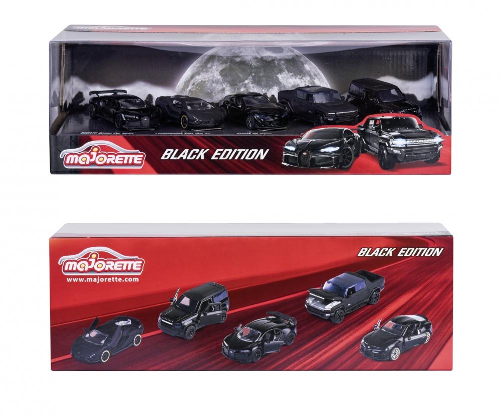 Majorette Black Edition Next Gen 5 Pieces Giftpack 212053191 Auto, Fahrzeug, Helm, Rad, Elektronik