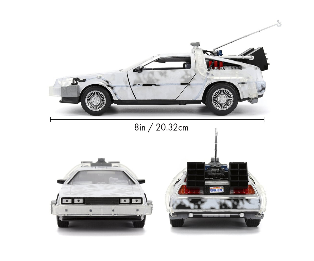 Jada Time Machine BacktotheFuture Frost 1:24