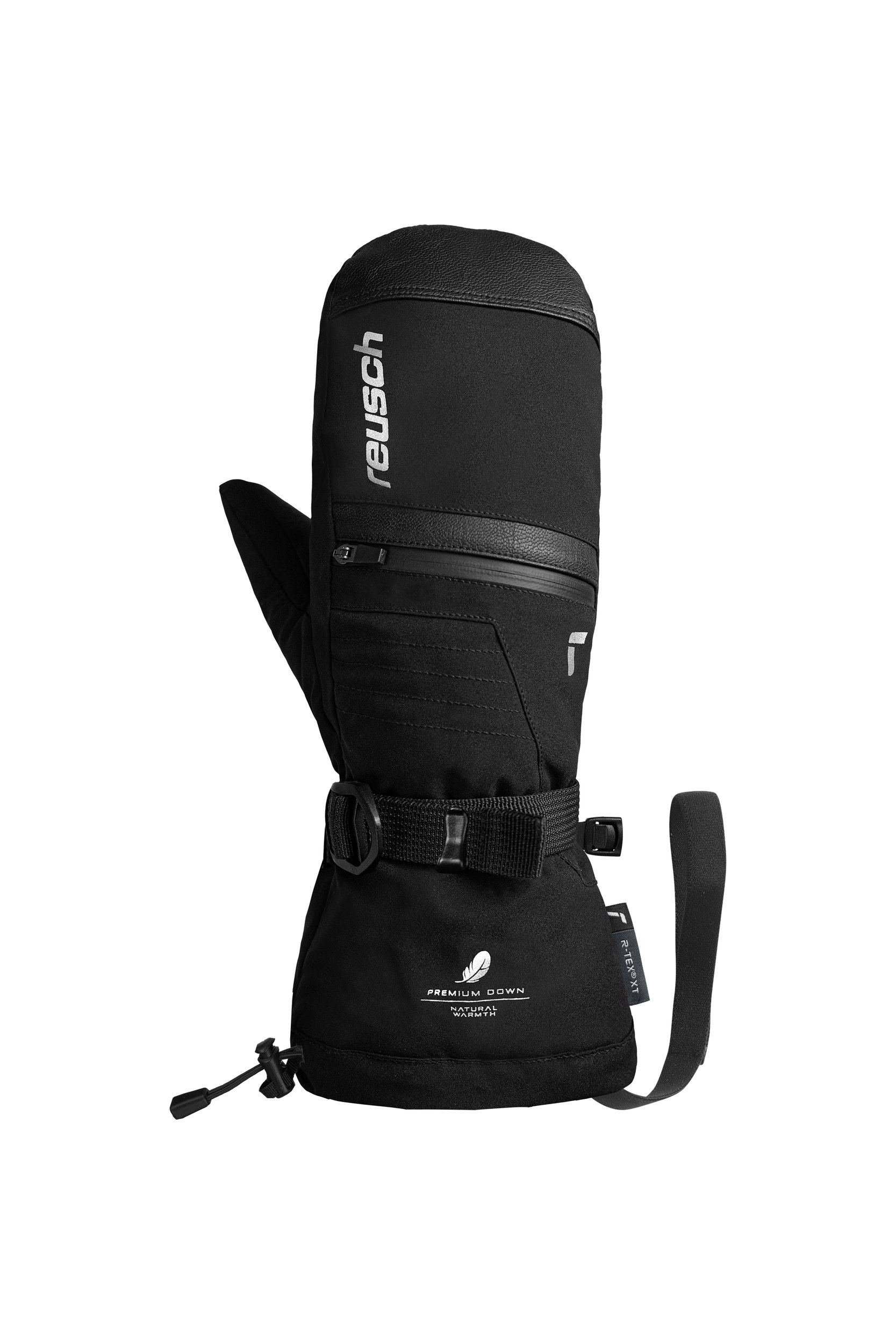 Reusch Lando R-TEX® XT Mitten Unisex Skihandschuh Schwarz/Silber
