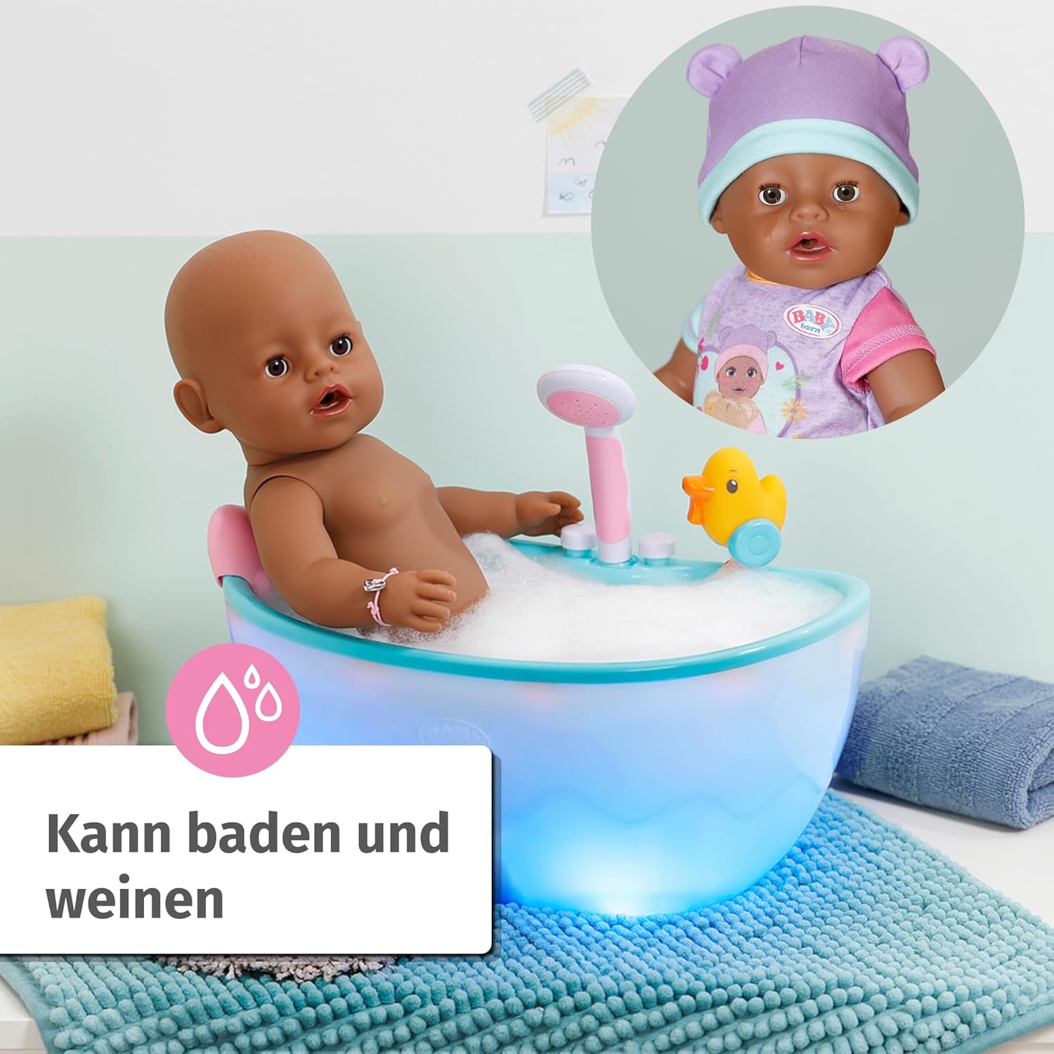 BABY born® Eva DE Baden, Baby, Person, Puppe, Spielzeug