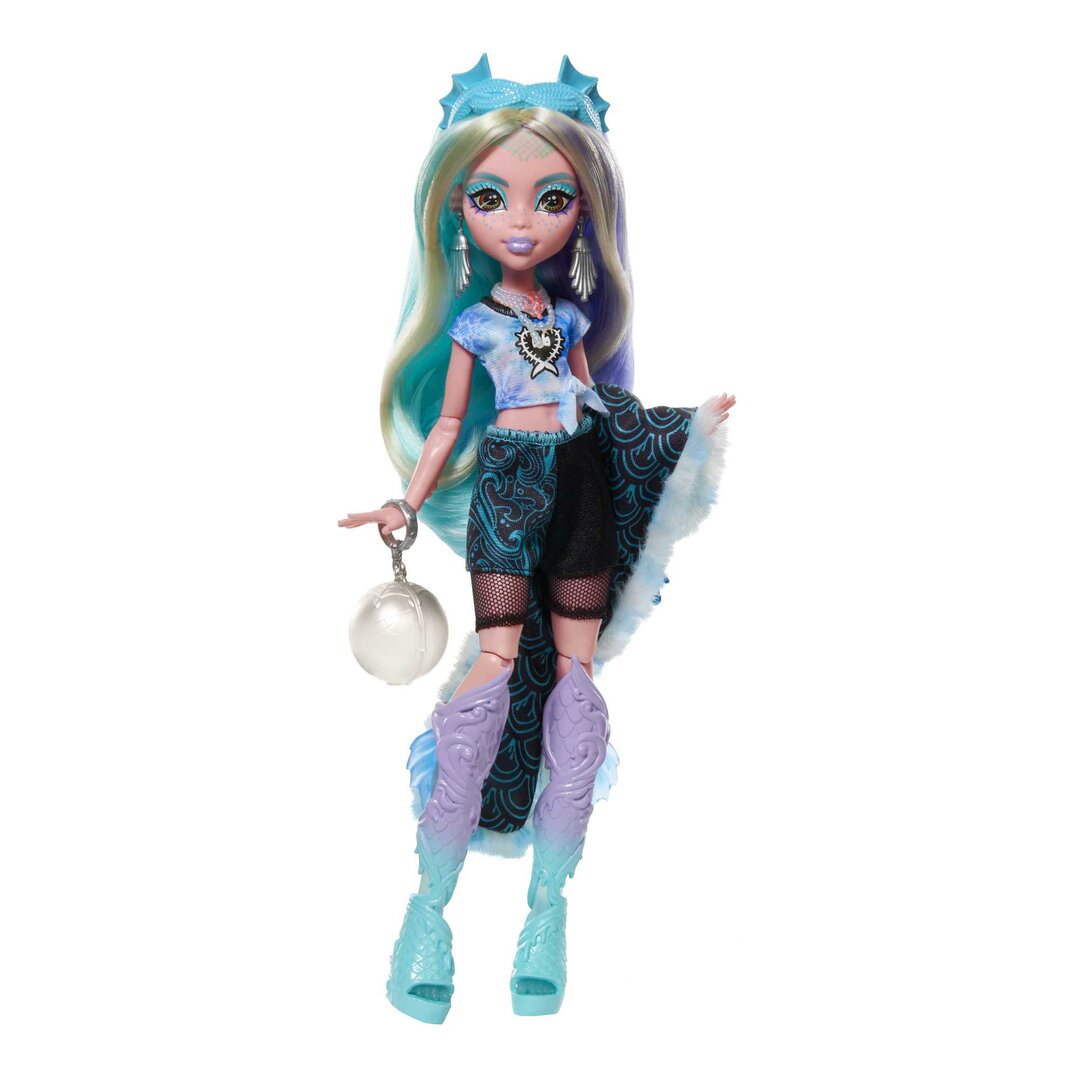Monster_High_Verborgene_Schätze_Lagoona, Puppe, Spielzeug, Figur, Gesicht, Person