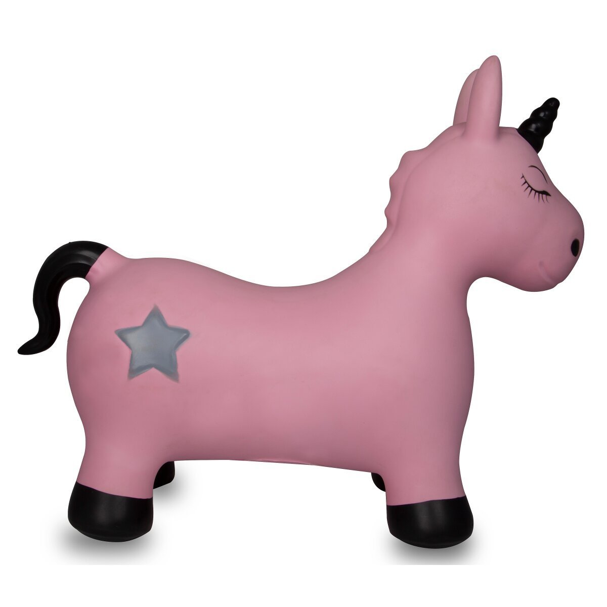 JAMARA Hüpftier Einhorn HoppyDoo pink mit Pumpe ab 12 Monaten