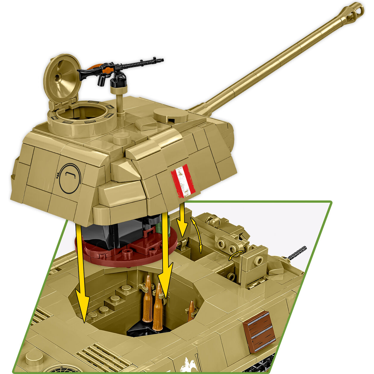 COBI 2655 - PANZER V Panther AUSF. G PUDEL, 1:28 - Bild 8 COBI 2655 - PANZER V Panther AUSF. G PUDEL, 1:28 - Bild 8