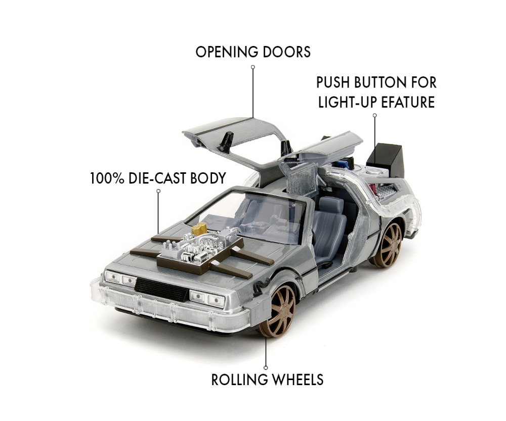 Jada Time Machine (Back to the Future 3) 1:24