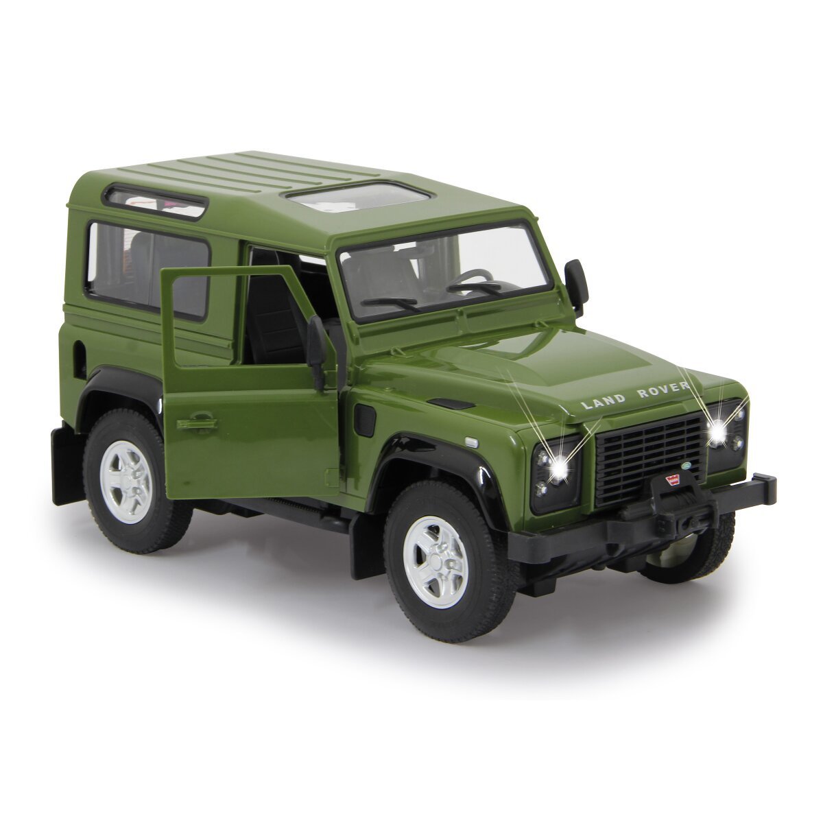 JAMARA Land Rover Defender 1:14 grün 2,4GHz Tür manuell ab 6 Jahren JAMARA Land Rover Defender 1:14 grün 2,4GHz Tür manuell ab 6 Jahren