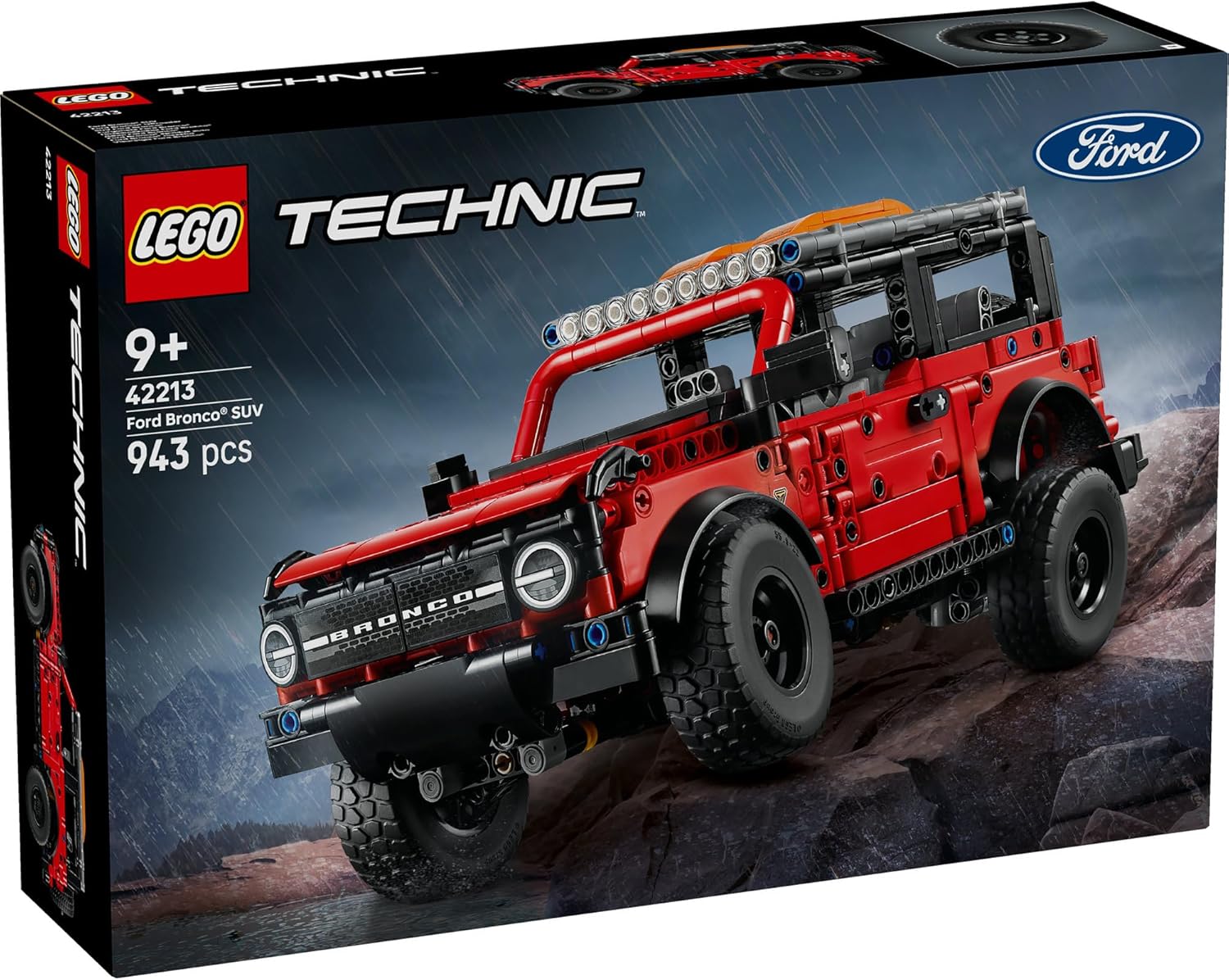 LEGO Technic 42173 Mercedes-AMG F1 W14 E Performance Pull-Back Rennwagen in Schwarz