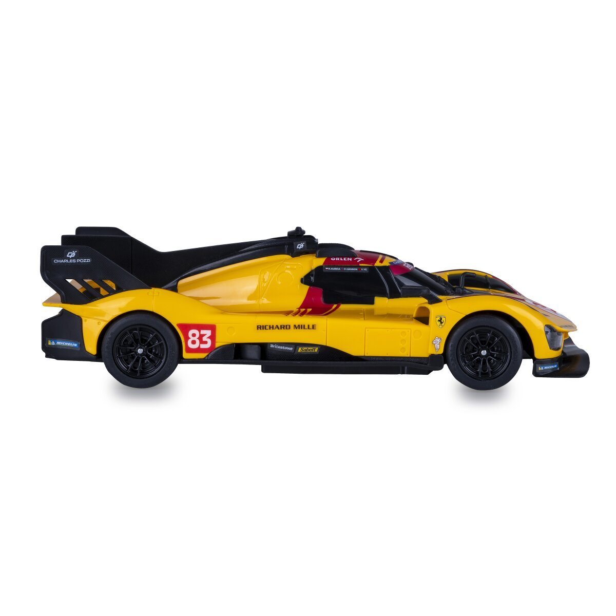 JAMARA Ferrari 499P-N83 1:24 gelb 2,4GHz ab 6 Jahren