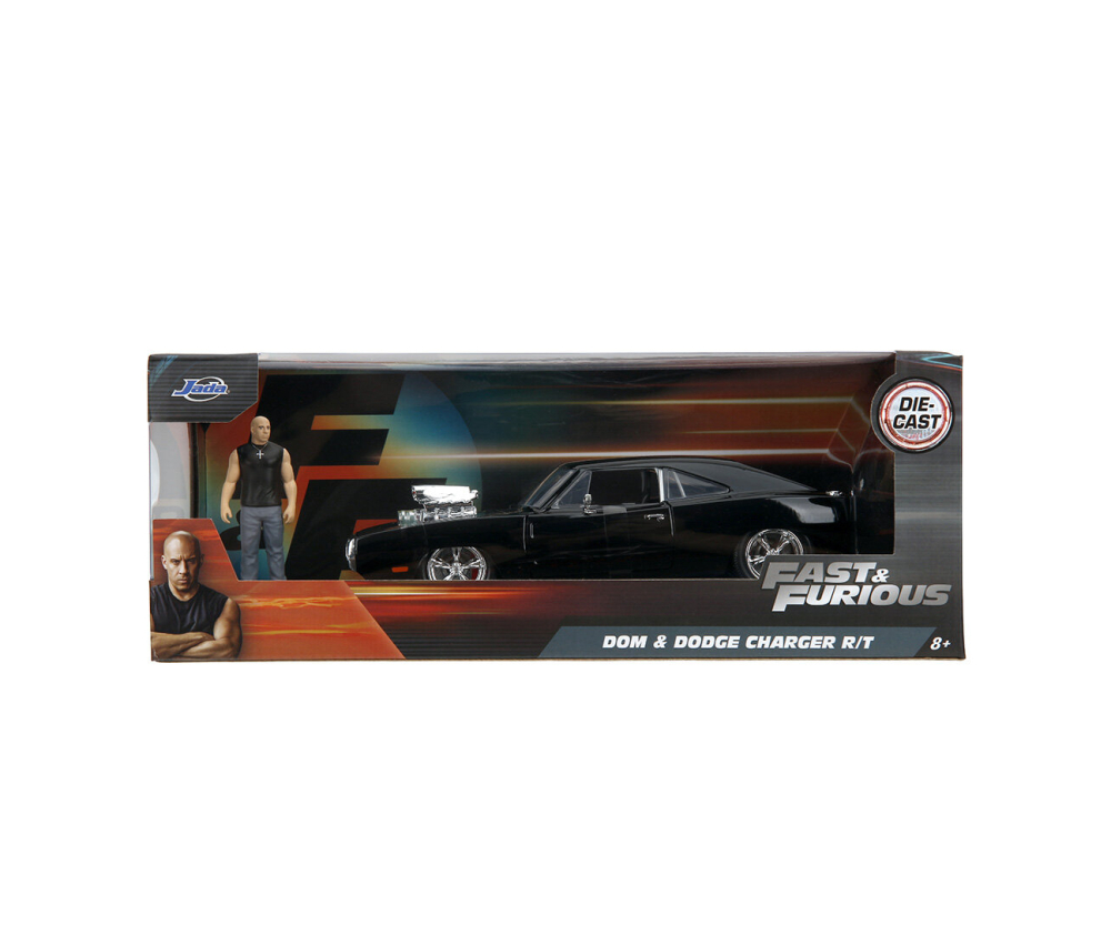 Jada Fast&Furious 1970 Dodge Charger+Fig.1:24 Jada Fast&Furious 1970 Dodge Charger+Fig.1:24