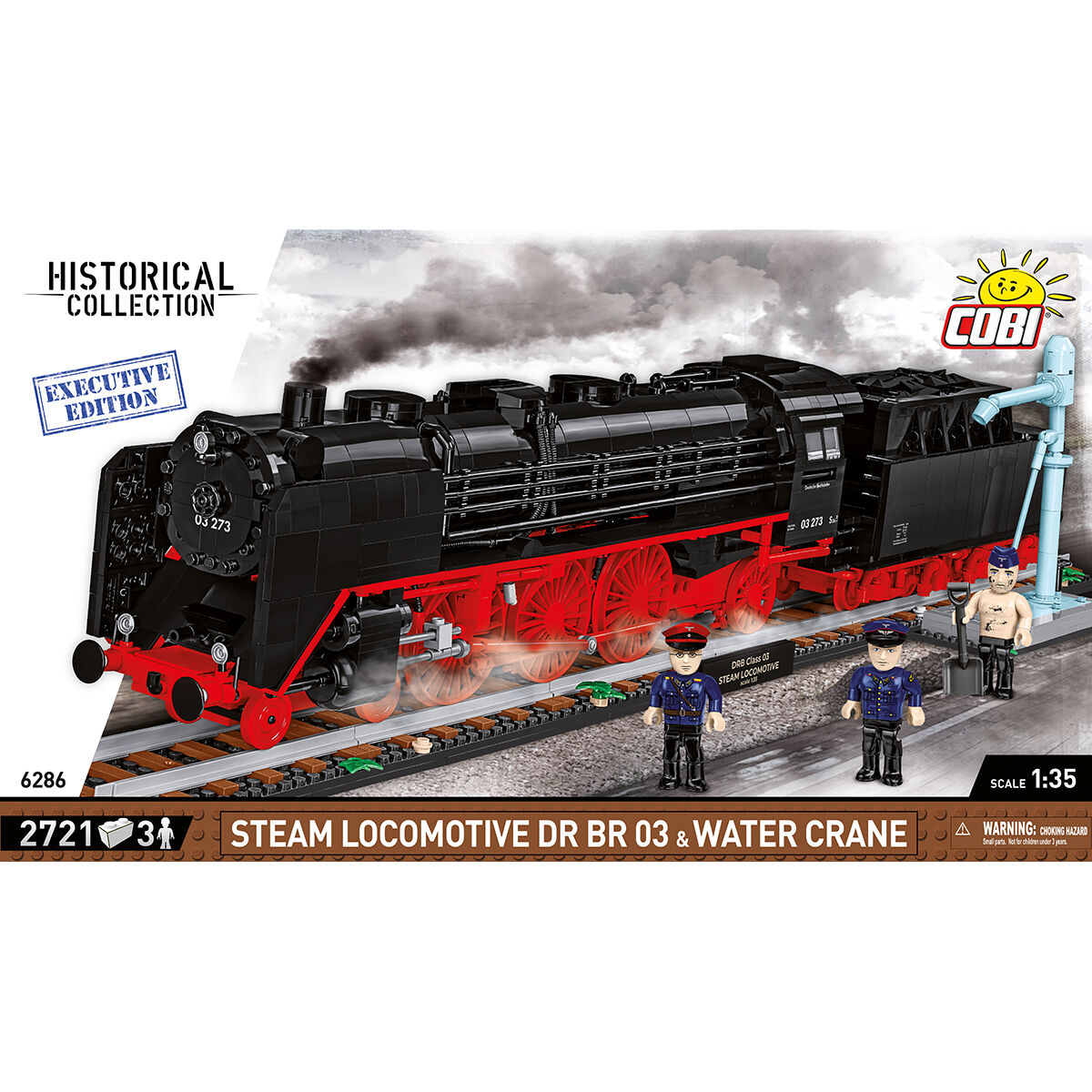 COBI 6286 - DR BR 03 STEAM Locomotive & Watercrane - Bild 3 COBI 6286 - DR BR 03 STEAM Locomotive & Watercrane - Bild 3