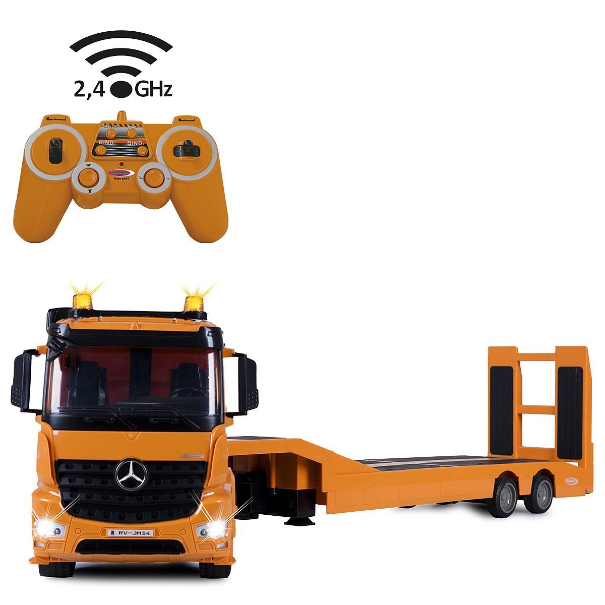 JAMARA Tieflader Mercedes-Benz Arocs 1:20 2,4GHz ab 6 Jahren JAMARA Tieflader Mercedes-Benz Arocs 1:20 2,4GHz ab 6 Jahren