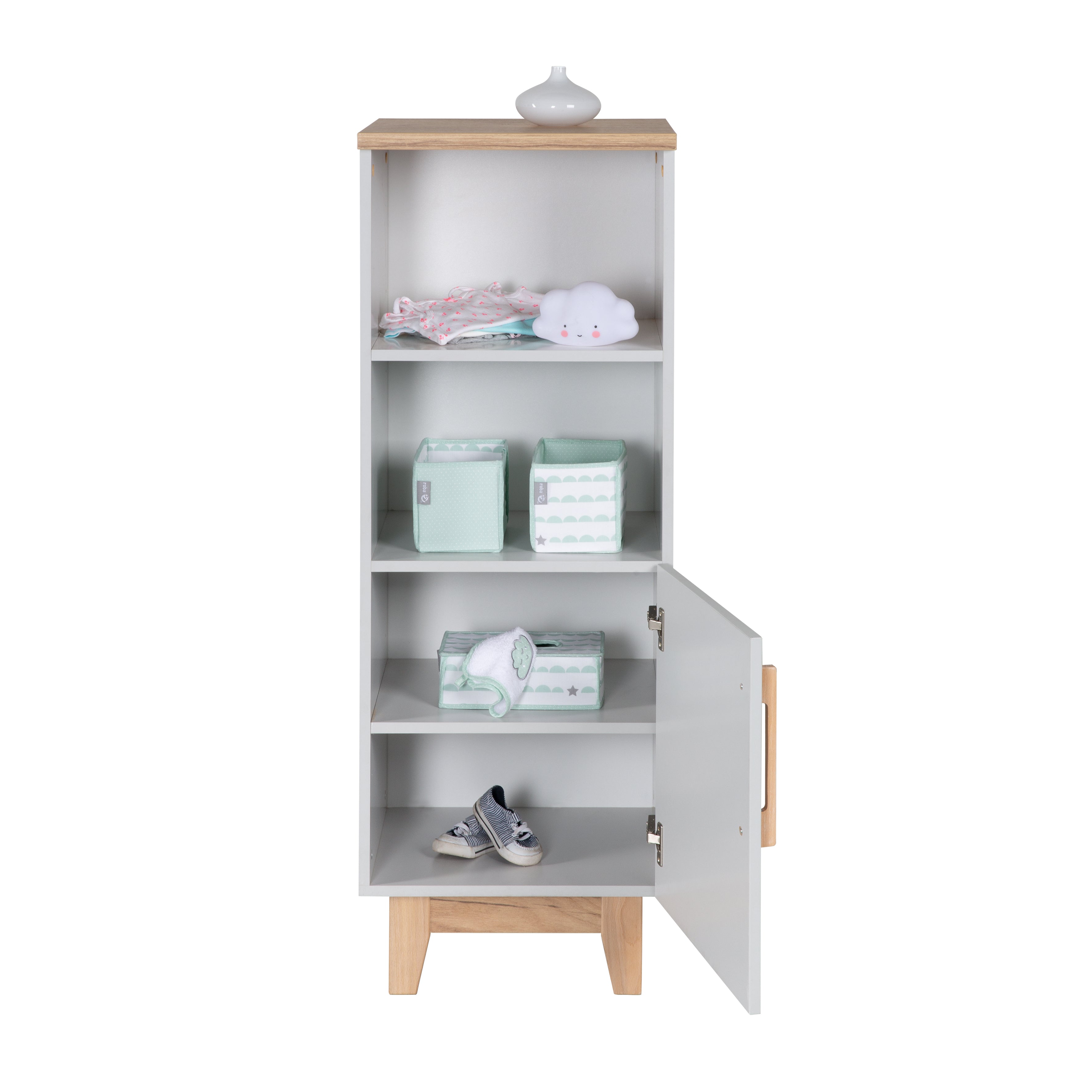 Roba 1311789 Standregal Caro lichtgrau - Bild 5 Roba 1311789 Standregal Caro lichtgrau - Produktbild 5