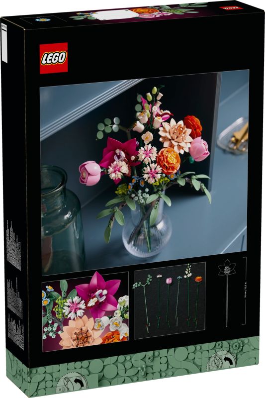 LEGO® Botanicals 10342 Schöner Rosafarbener Blumenstrauß