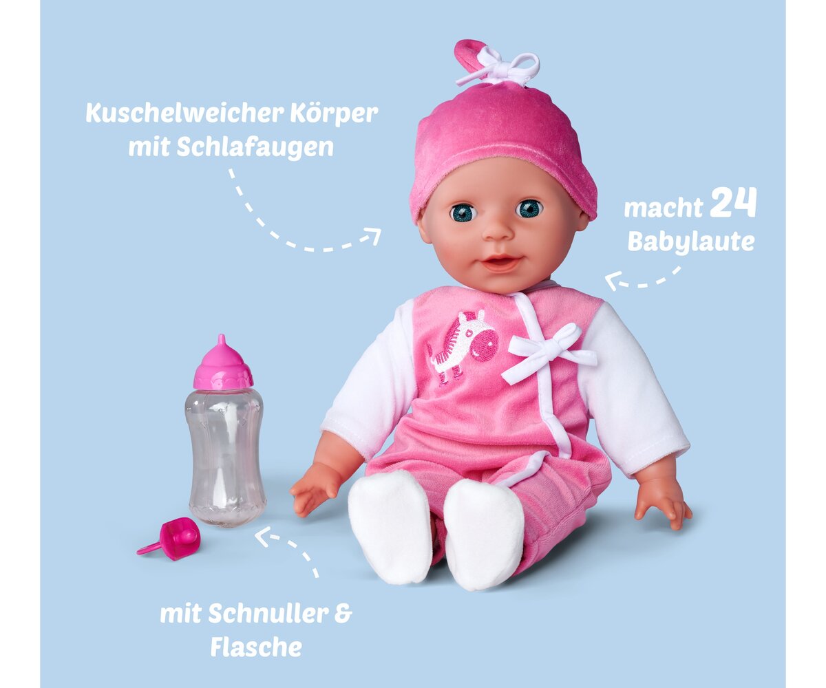 Simba Laura Babysprache 105140489 Puppe, Spielzeug, Baby, Person, Hut