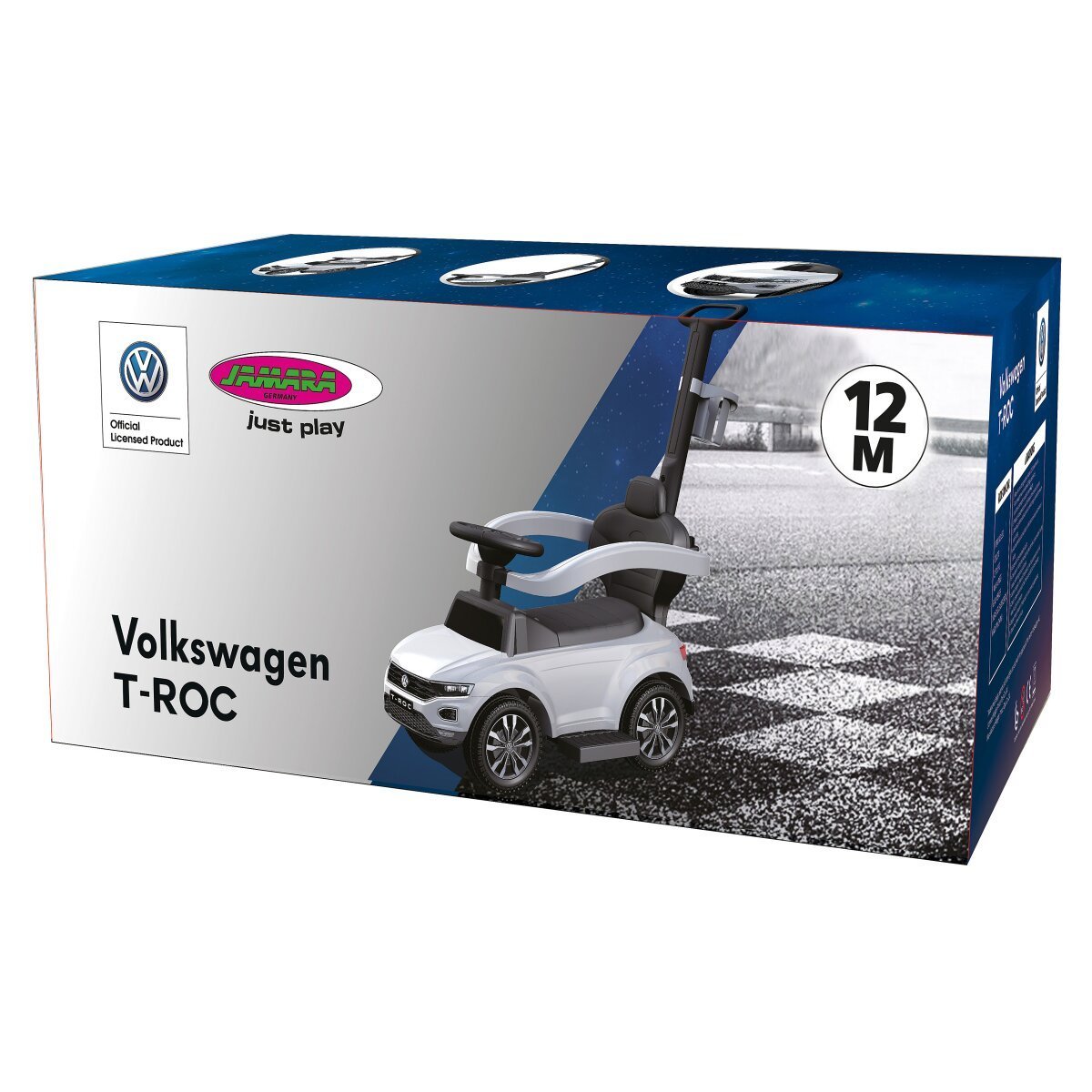 JAMARA Rutscher VW T-Roc weiß 3in1 ab 6 Monaten JAMARA Rutscher VW T-Roc weiß 3in1 ab 6 Monaten