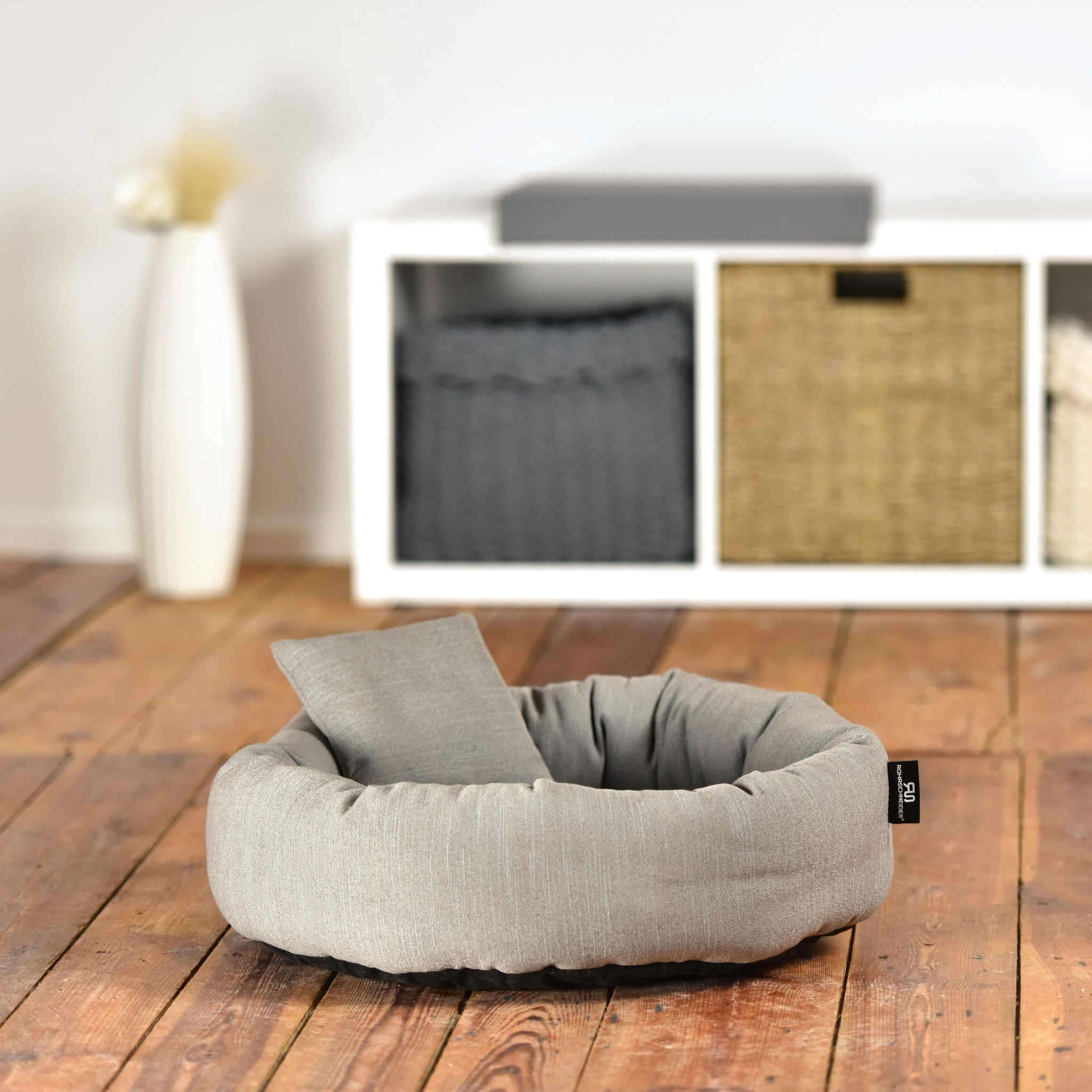 Rohrschneider – RS 22252 – Kuschelinsel Gr.1 grau recycelt – Grau – Haustiermöbel
