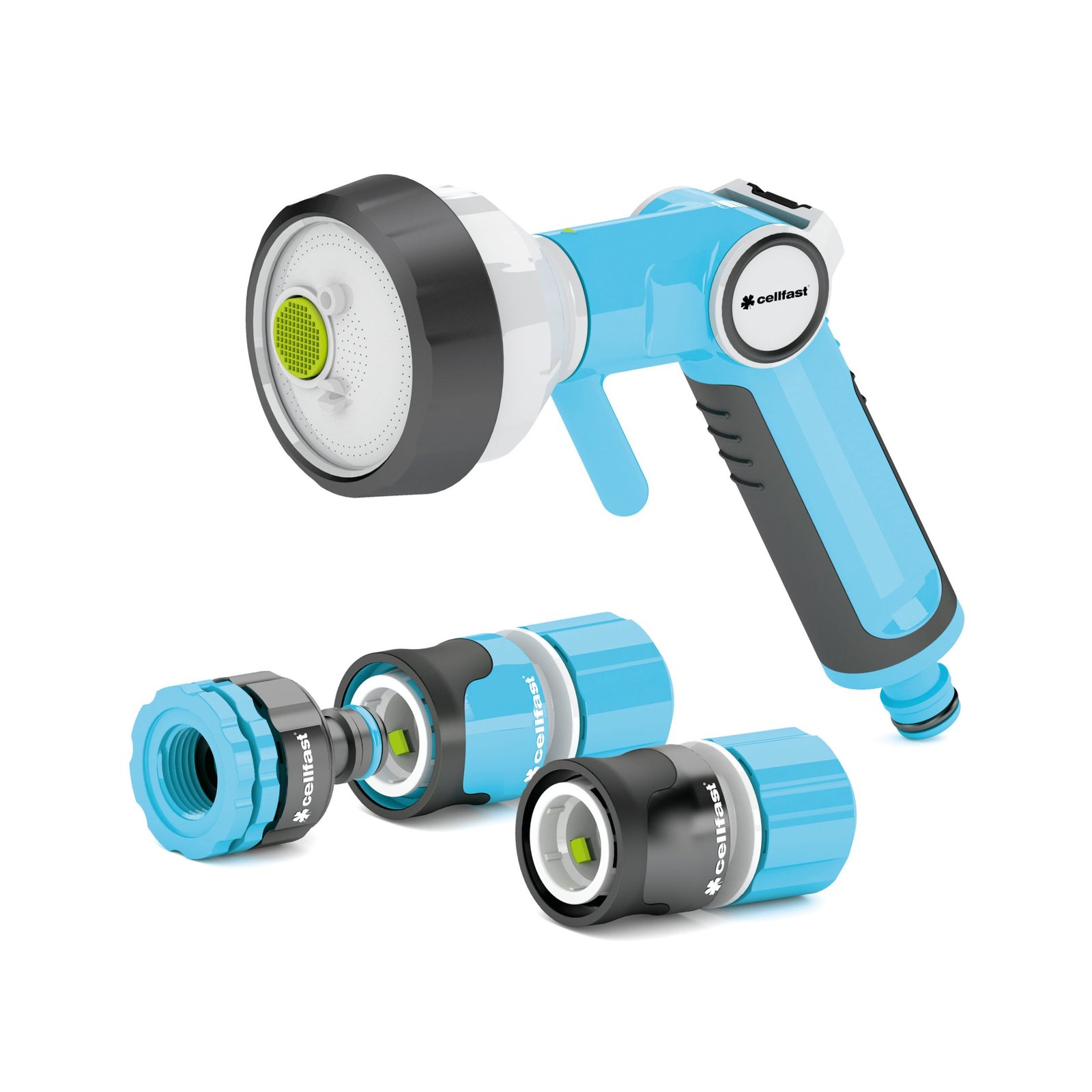 Cellfast Satz ENERGO mit 4-Funktions-Pistolenbrause 3/4''