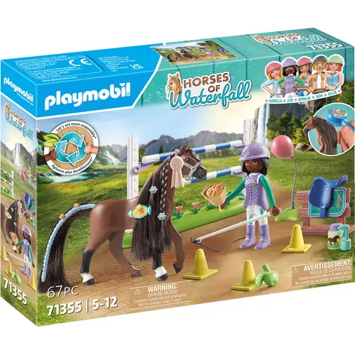 PLAYMOBIL, 71355, Zoe, Blaze, mit, Turnierparcours PLAYMOBIL 71355 Zoe Blaze mit Turnierparcours