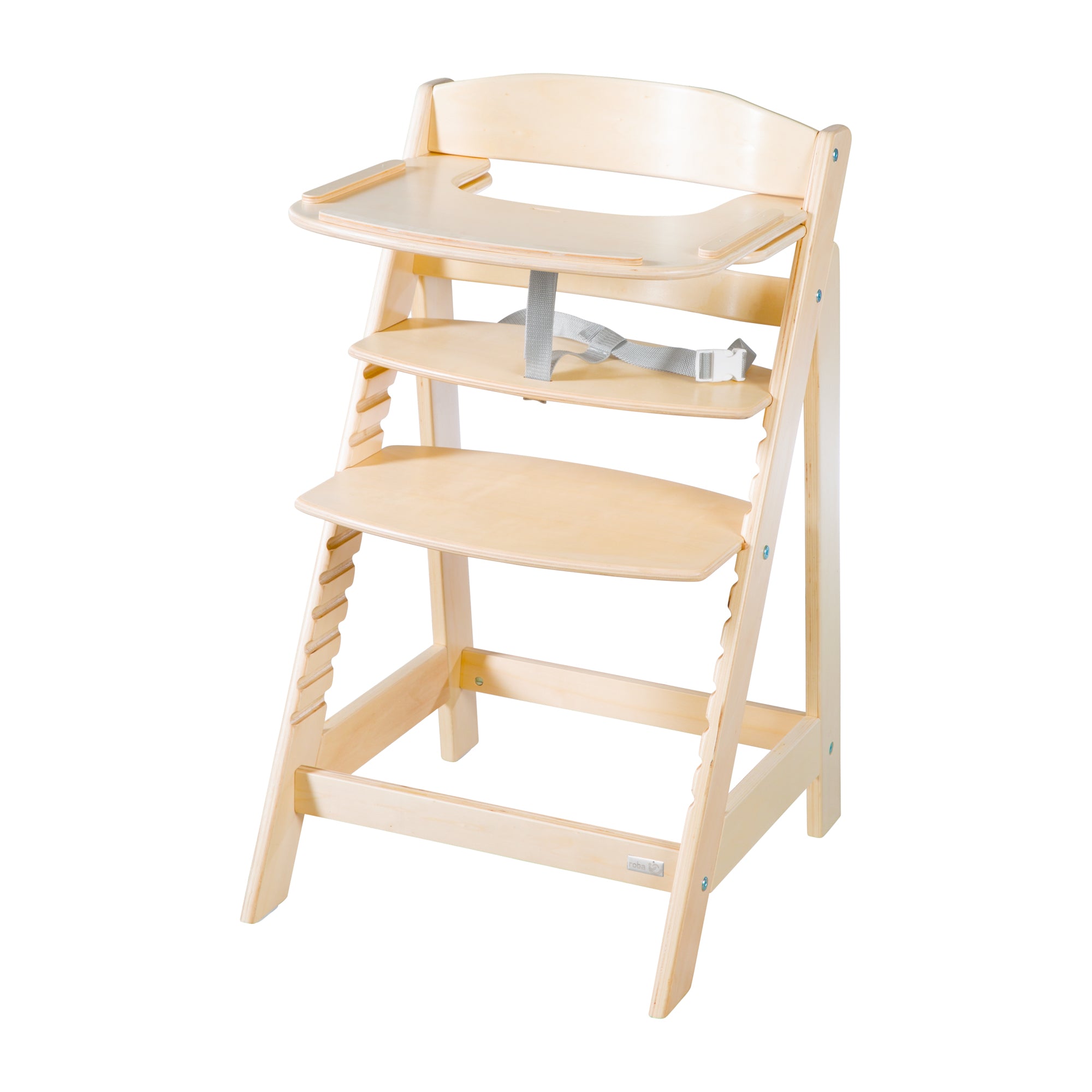 Roba 0075NL Essbrett natur lackiert – Hochstuhl - Produktbild 2