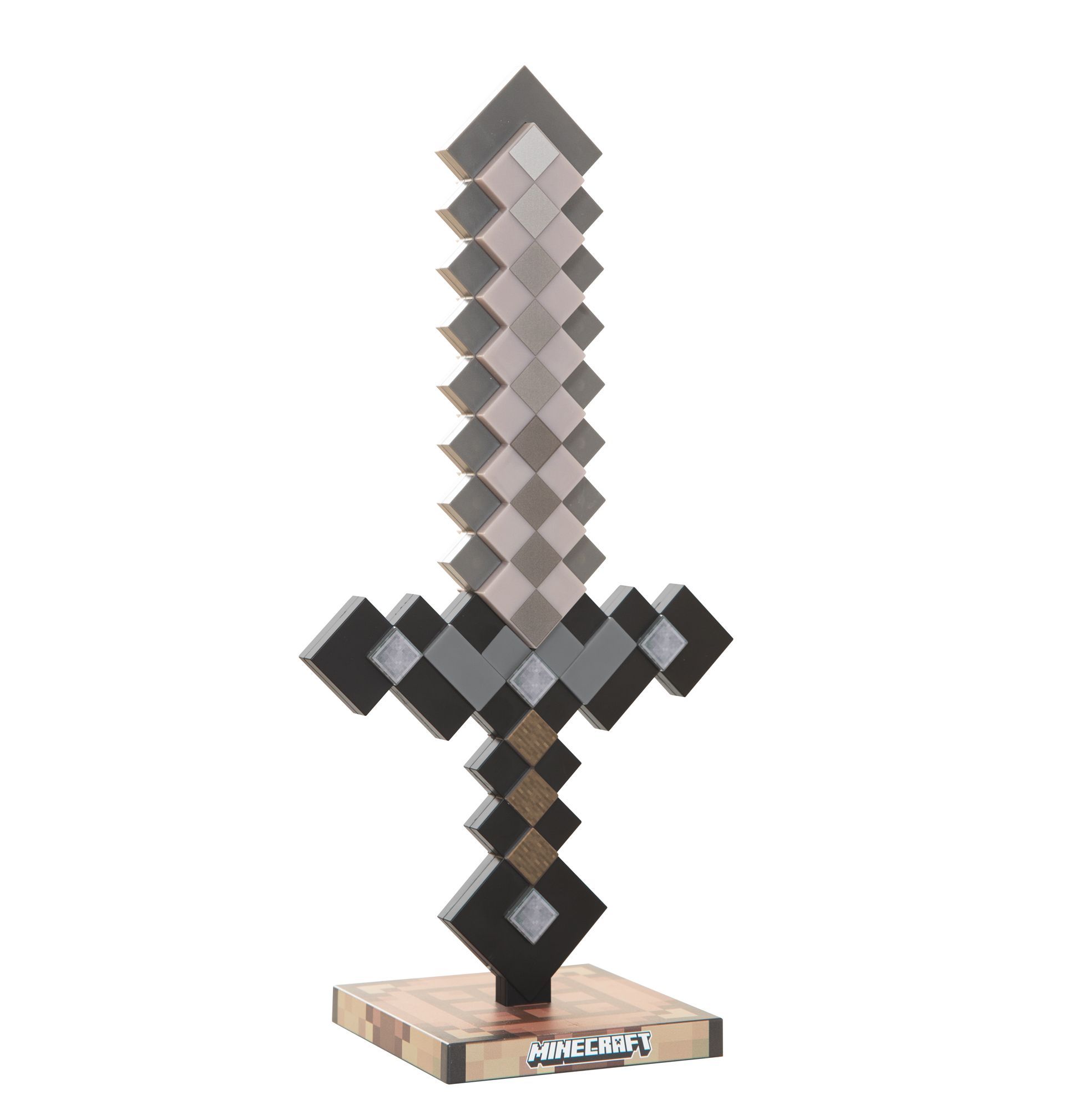 Roba 354133MC LED-Schwert 'Minecraft' Netherite - Tischlampe mit 9 Farben & Akku - Produktbild 10