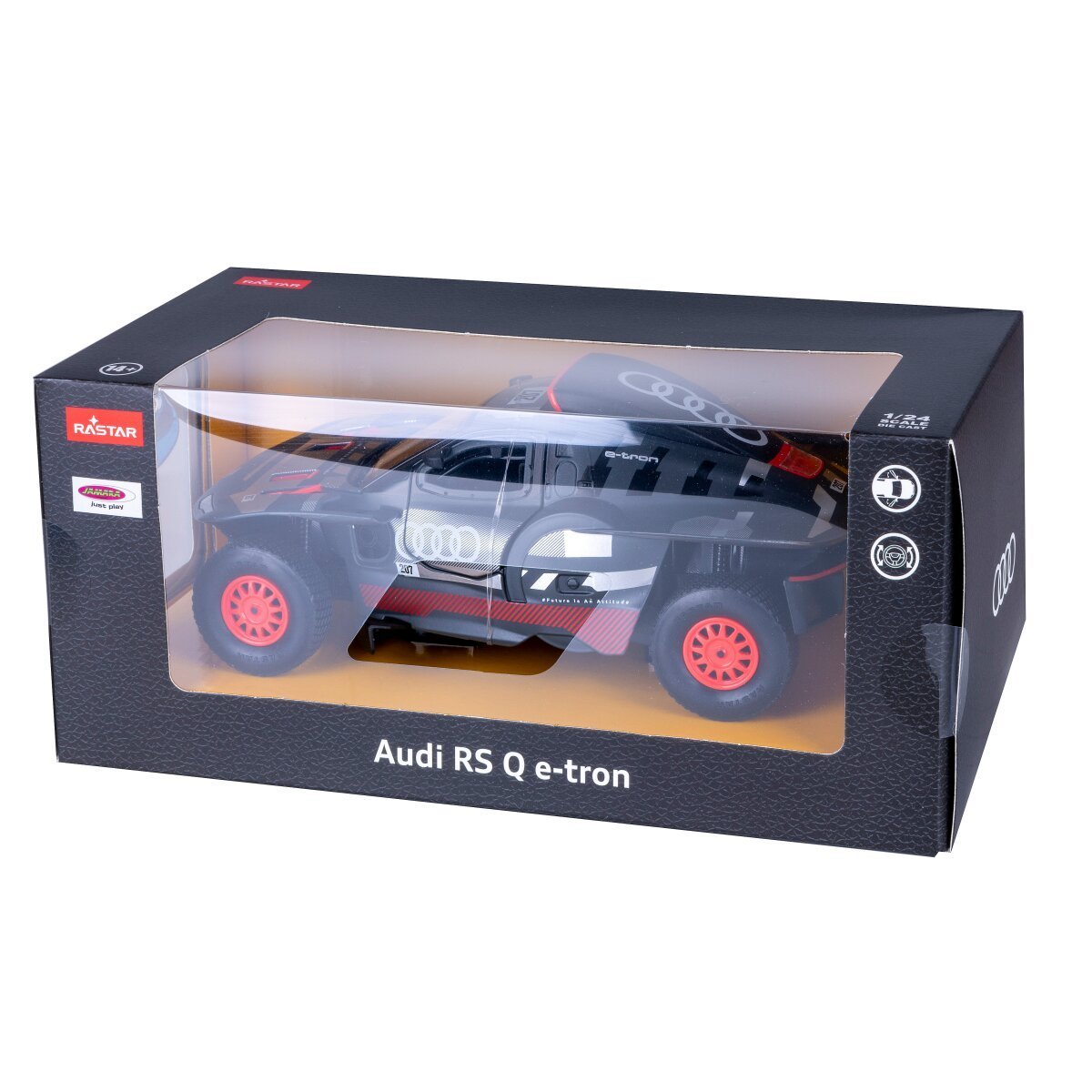 JAMARA AUDI RS Q e-tron Diecast 1:24 grau Tür manuell ab 14 Jahren JAMARA AUDI RS Q e-tron Diecast 1:24 grau Tür manuell ab 14 Jahren