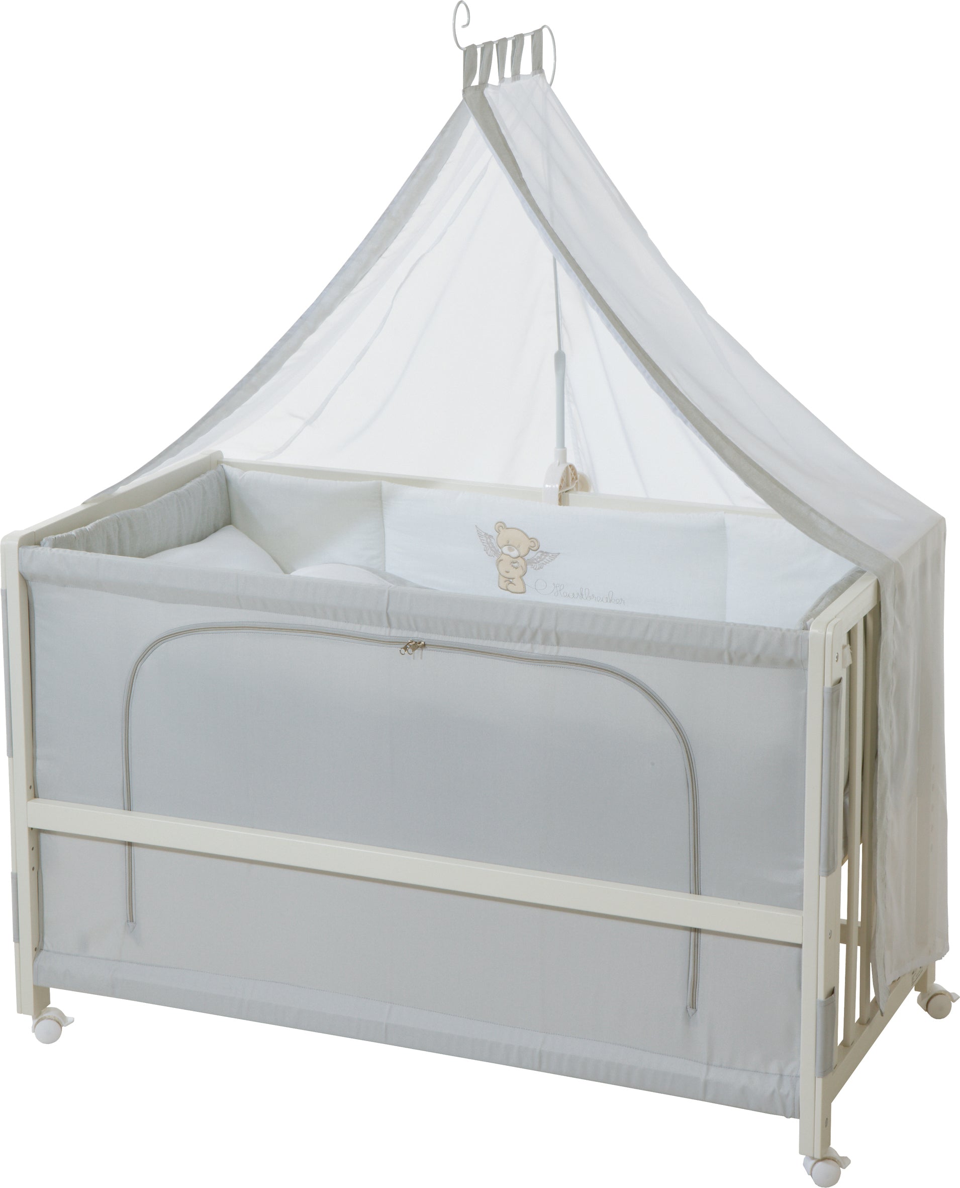 Roba 163003P111 Room Bed, 60x120 cm Heartbreakerbär weiß - Bild 5 Roba 163003P111 Room Bed, 60x120 cm Heartbreakerbär weiß - Produktbild 5
