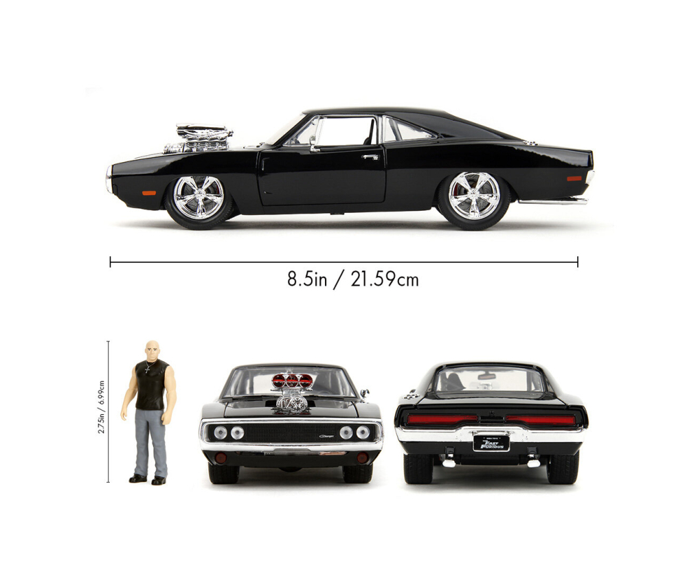 Jada Fast&Furious 1970 Dodge Charger+Fig.1:24 Jada Fast&Furious 1970 Dodge Charger+Fig.1:24