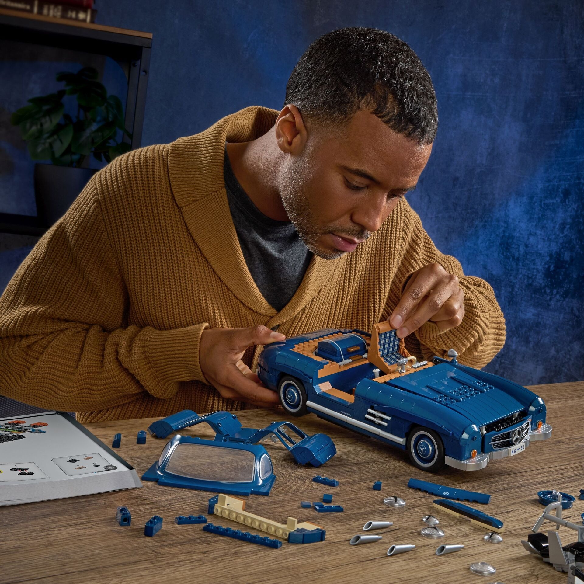 MEGA Showcase Hot Wheels Mercedes-Benz 300SL - Mattel - MATTEL HWW25 Produktfoto - Mattel - MEGA Showcase Hot Wheels Mercedes-Benz 300SL - Modell MATTEL HWW25
