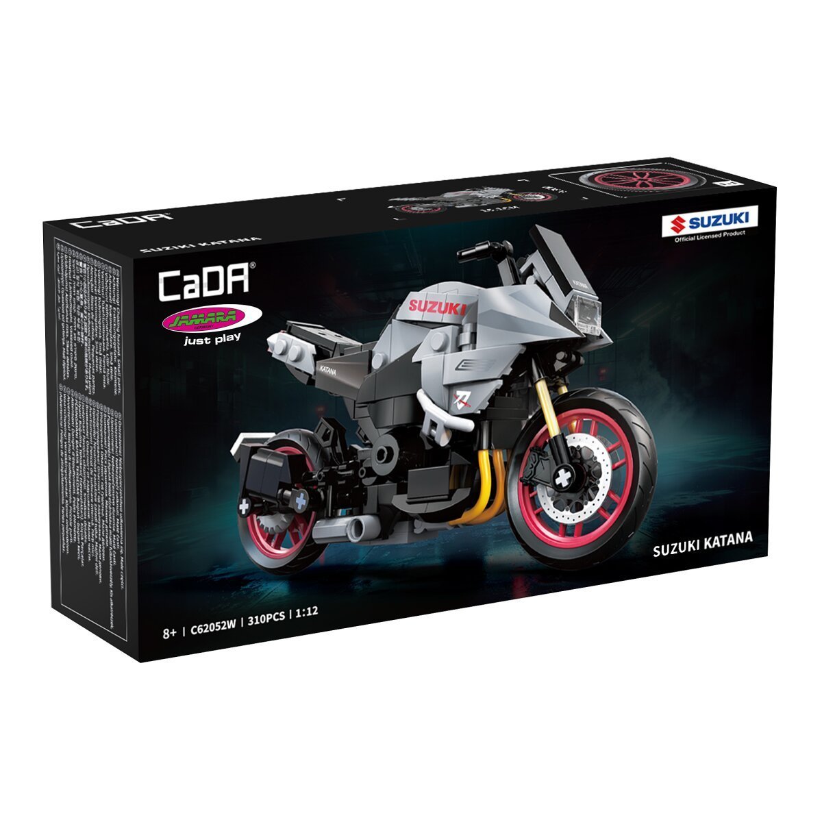 JAMARA CaDA Suzuki Katana 1:12 grau Bricks ab 8 Jahren JAMARA CaDA Suzuki Katana 1:12 grau Bricks ab 8 Jahren
