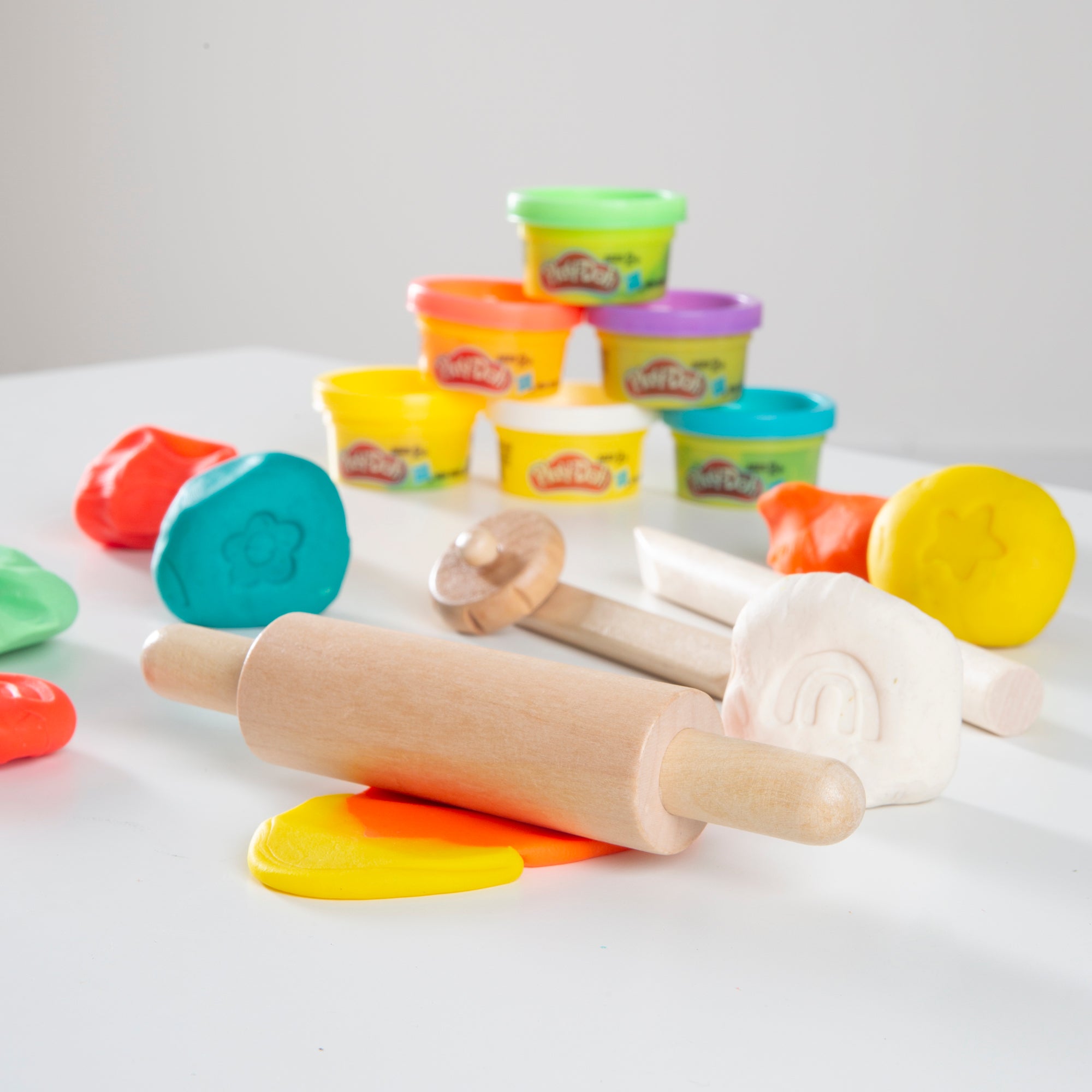 Roba 98156PD11 Spielset "roba x Play-Doh" PlayDoh bunt – Motorik & Lernen - Bild 2 Roba 98156PD11 Spielset "roba x Play-Doh" PlayDoh bunt – Motorik & Lernen - Produktbild 2