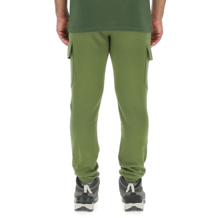 JEEP Herren Cargo-Jogginghose O102896OG - Olivgrün mit Jeep-Star-Print und Seitentaschen GR. XXL Bekleidung, Hosen, Schuhwerk, Schuh