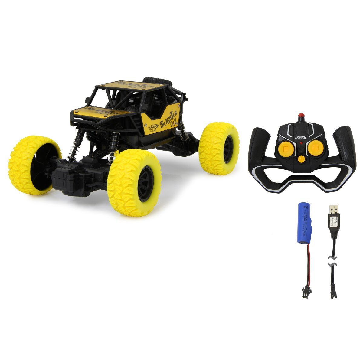 JAMARA Slighter CR2 RC Crawler Diecast gelb 2,4GHz ab 6 Jahren
