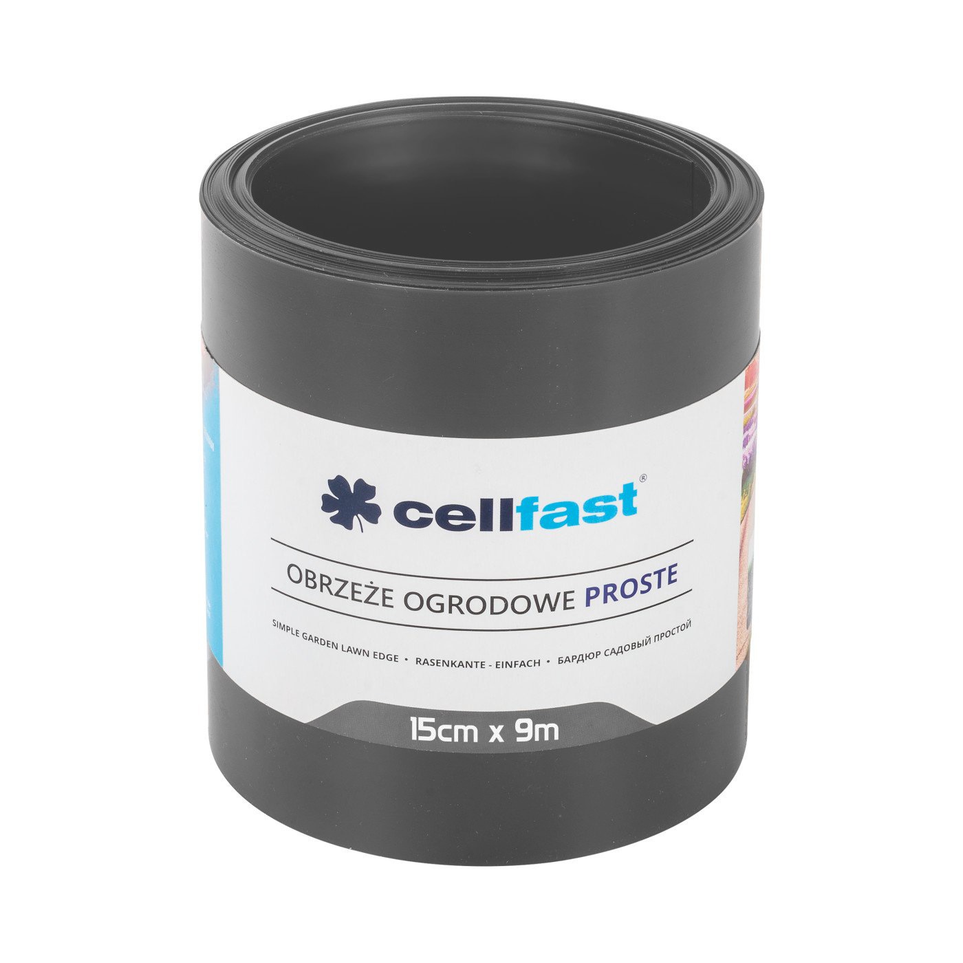 Cellfast Rasenkante - gerade /graphit/ 15 cm x 9 m