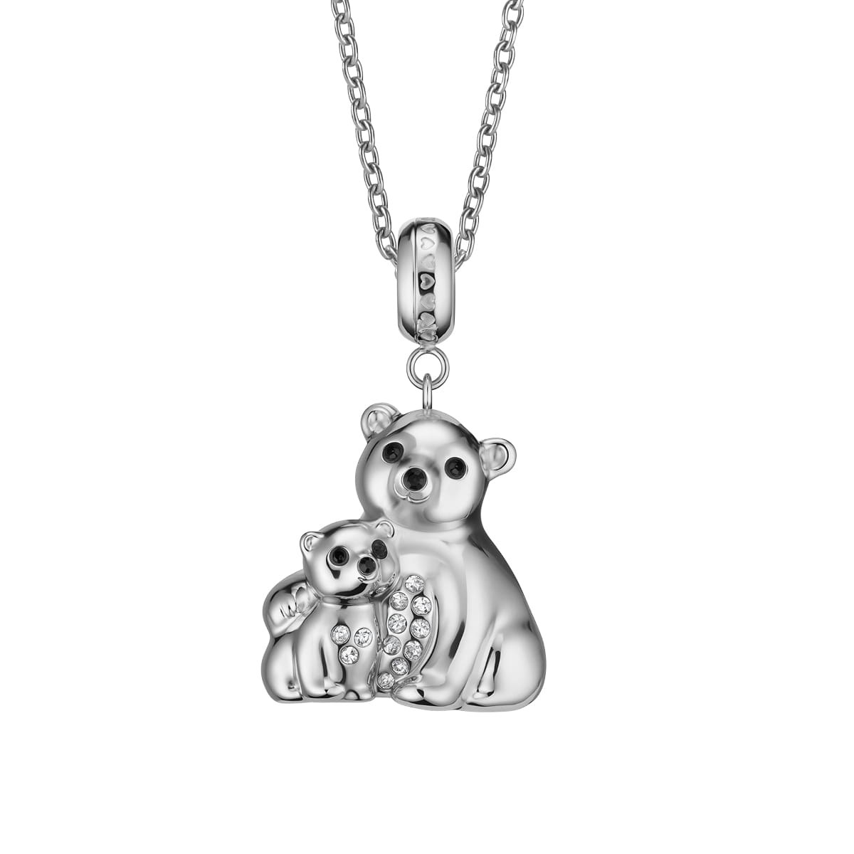Bering PolarBearMomSet-1 Kette, Damen, Polar Bär Mom Set 1, Silb