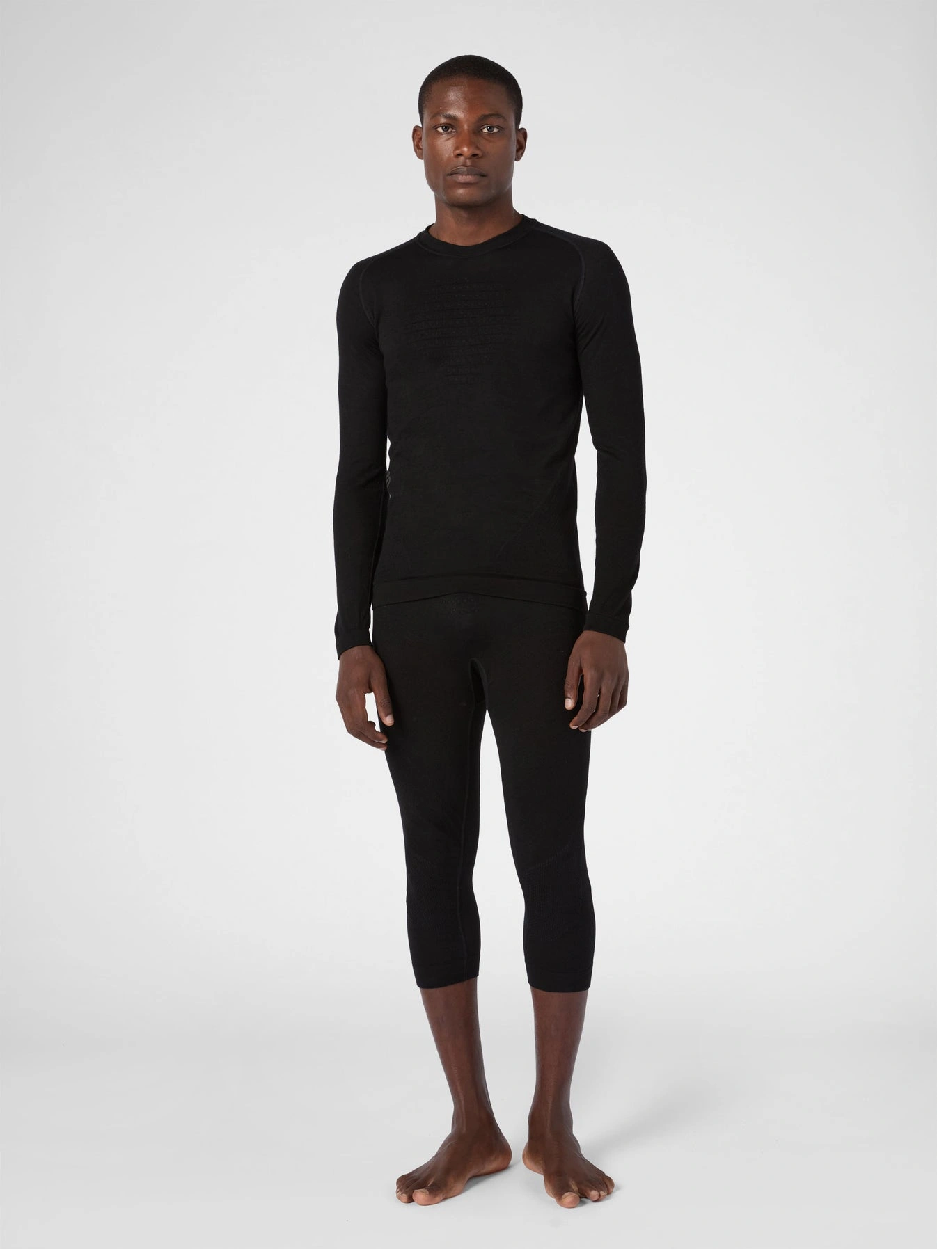 UYN Herren Fusyon Biotech UW Shirt Long_SL Turtle Neck U100516B000 - Schwarz GR. L/XL