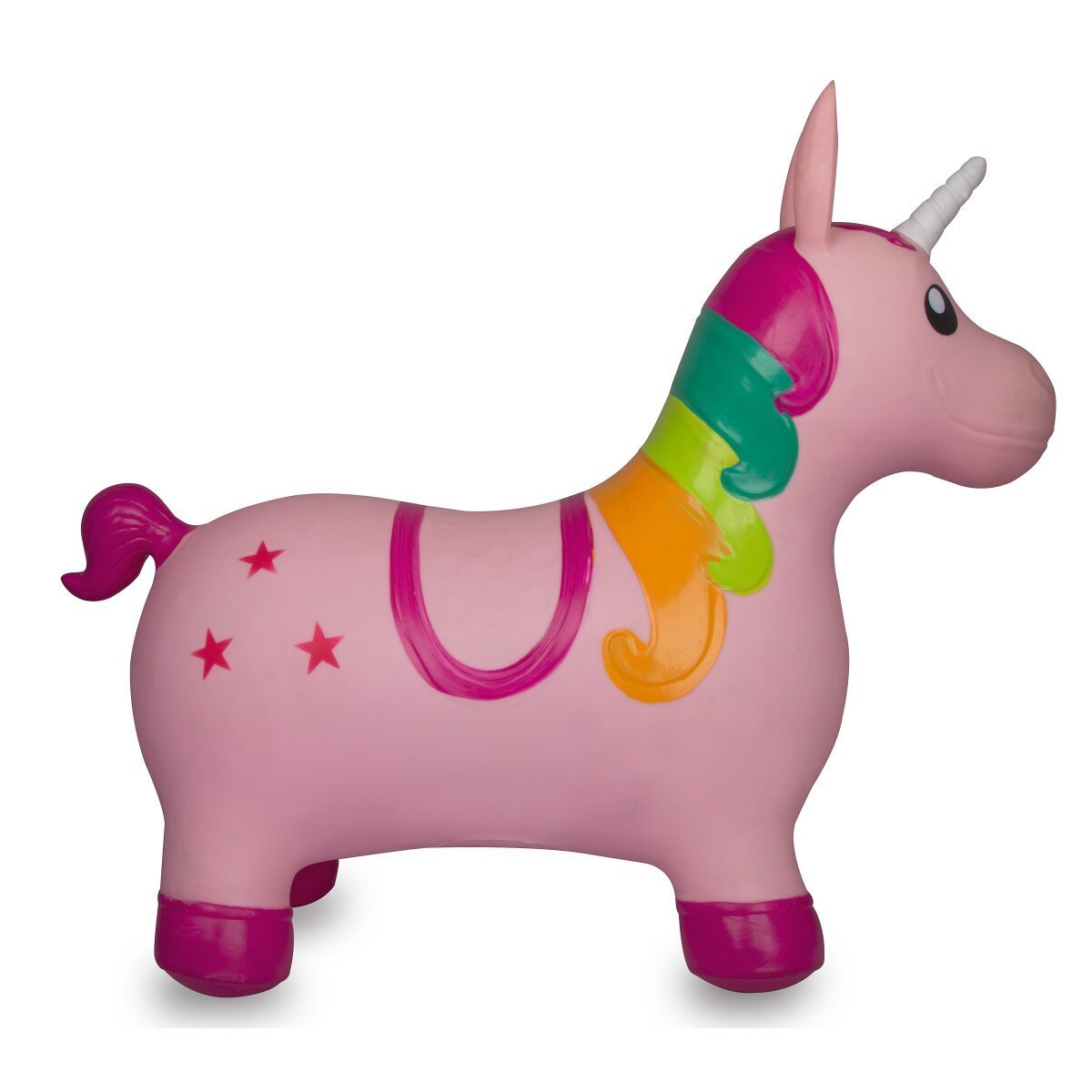 JAMARA Hüpftier Einhorn HoppyDoo bunt mit Pumpe ab 12 Monaten