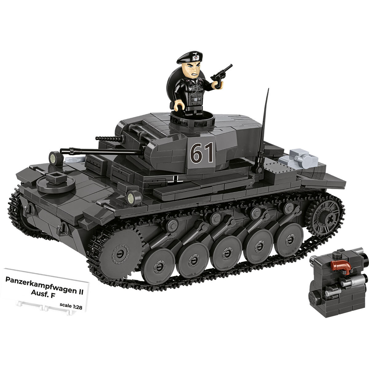 COBI 2597 - Panzerkampfwagen II AUSF. 1:28 - Bild 5