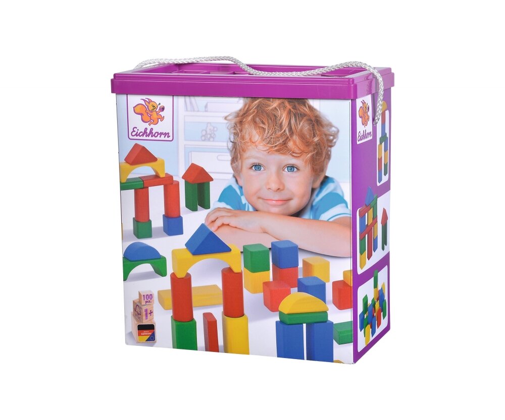 Eichhorn Bunte Holzbausteine 100010171 Eichhorn, Bunte, Holzbausteine, 100010171, Person, Gesicht, Kopf