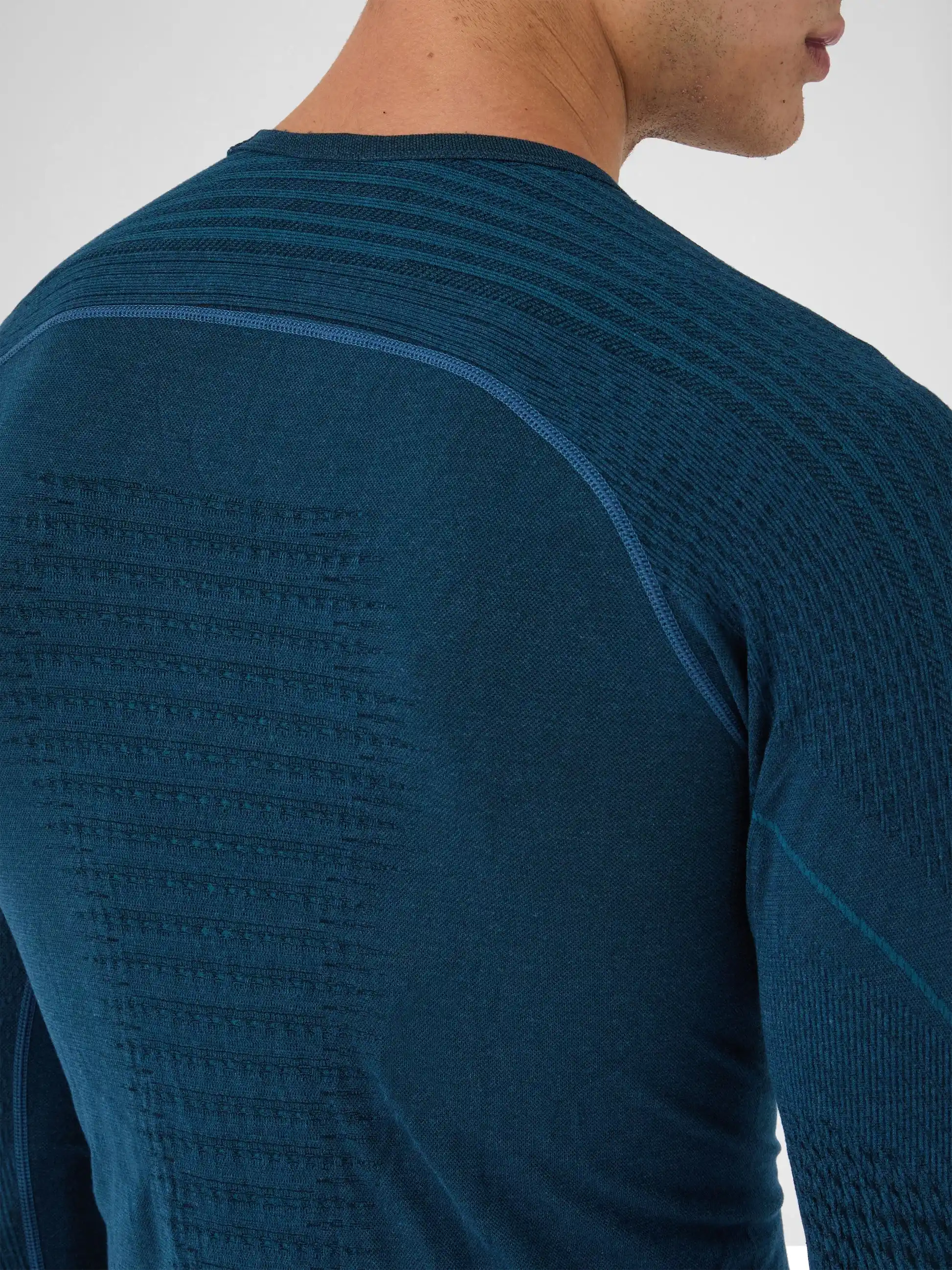 UYN Herren Evolutyon Biotech Underwear Shirt Long Sleeve U100414K662 - Blau Poseidon GR. L/XL