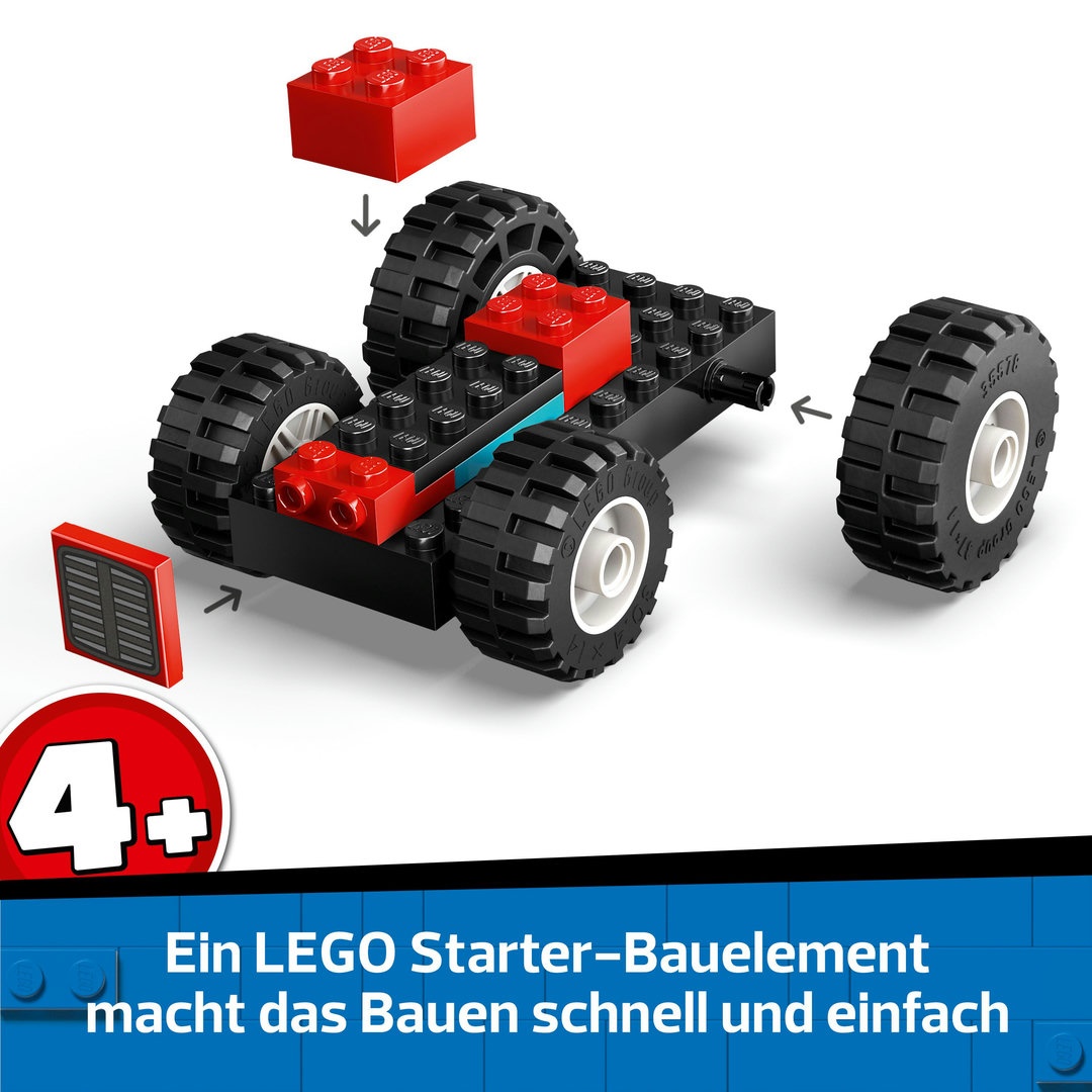 LEGO® City 60461 Traktor mit Anhänger Maschine, Rad, Buggy, Transport, Fahrzeug