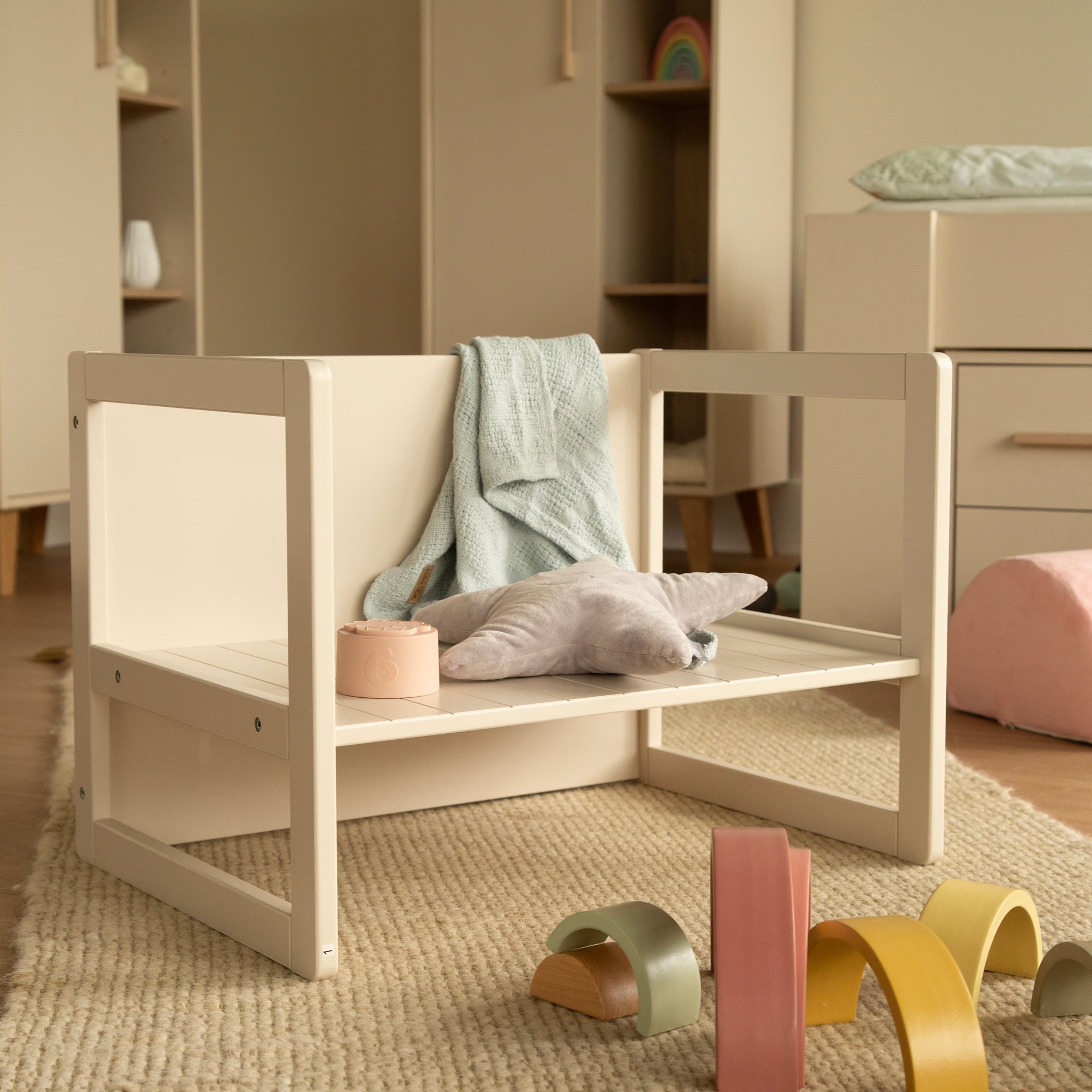 Roba 3041CM Sitzbank/ Tisch Cashmere – Spielmöbel - Bild 10 Roba 3041CM Sitzbank/ Tisch Cashmere – Spielmöbel - Produktbild 10