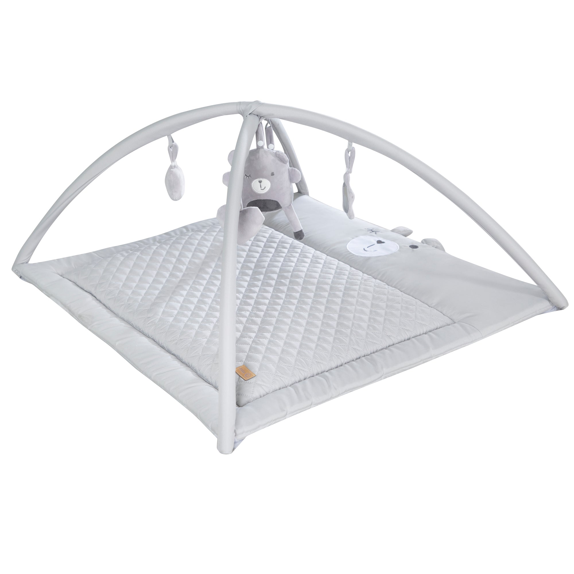 Roba 307076V230 Krabbeldecke+Spielbogen grau – Krabbeldecken - Bild 1 Roba 307076V230 Krabbeldecke+Spielbogen grau – Krabbeldecken - grau - Krabbeldecken - Produktbild 1
