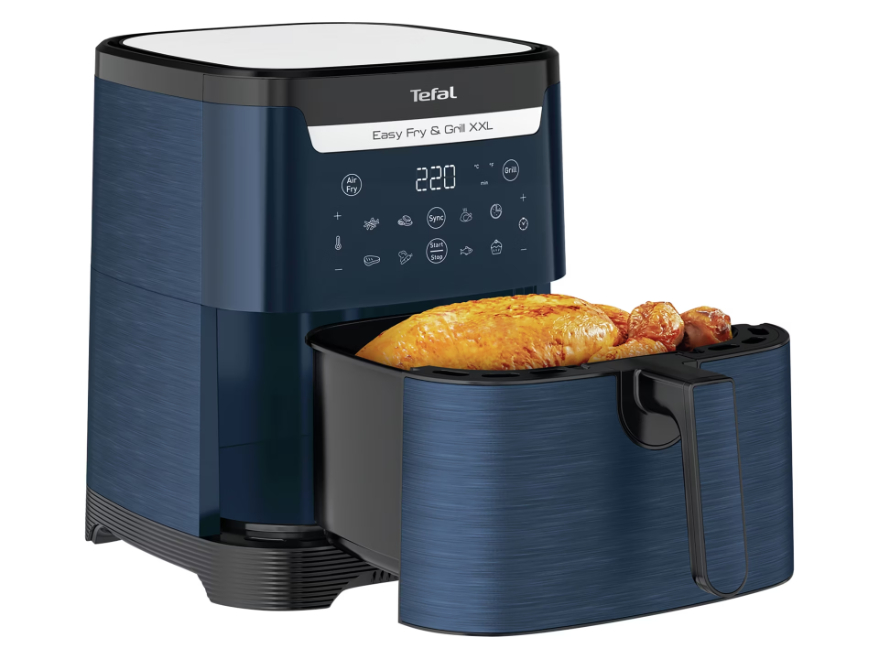 Tefal Heißluftfritteuse Easy Fry & Grill, EY8014 XXL, 2 Zonen, 6,5 L Tefal Heißluftfritteuse Easy Fry & Grill, EY8014 XXL, 2 Zonen, 6,5 L