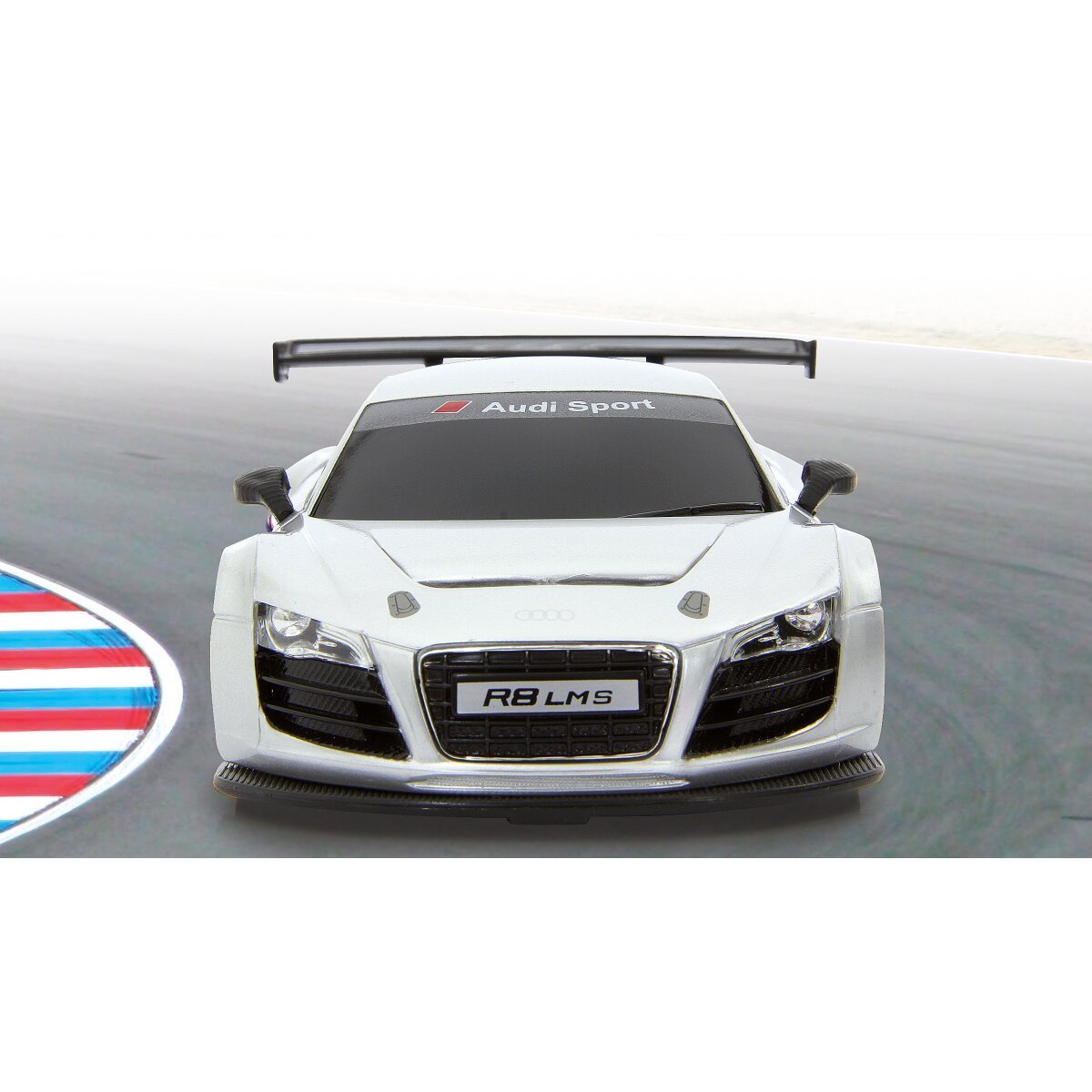 JAMARA Audi R8 LMS 1:24 silber 2,4Ghz ab 6 Jahren JAMARA Audi R8 LMS 1:24 silber 2,4Ghz ab 6 Jahren